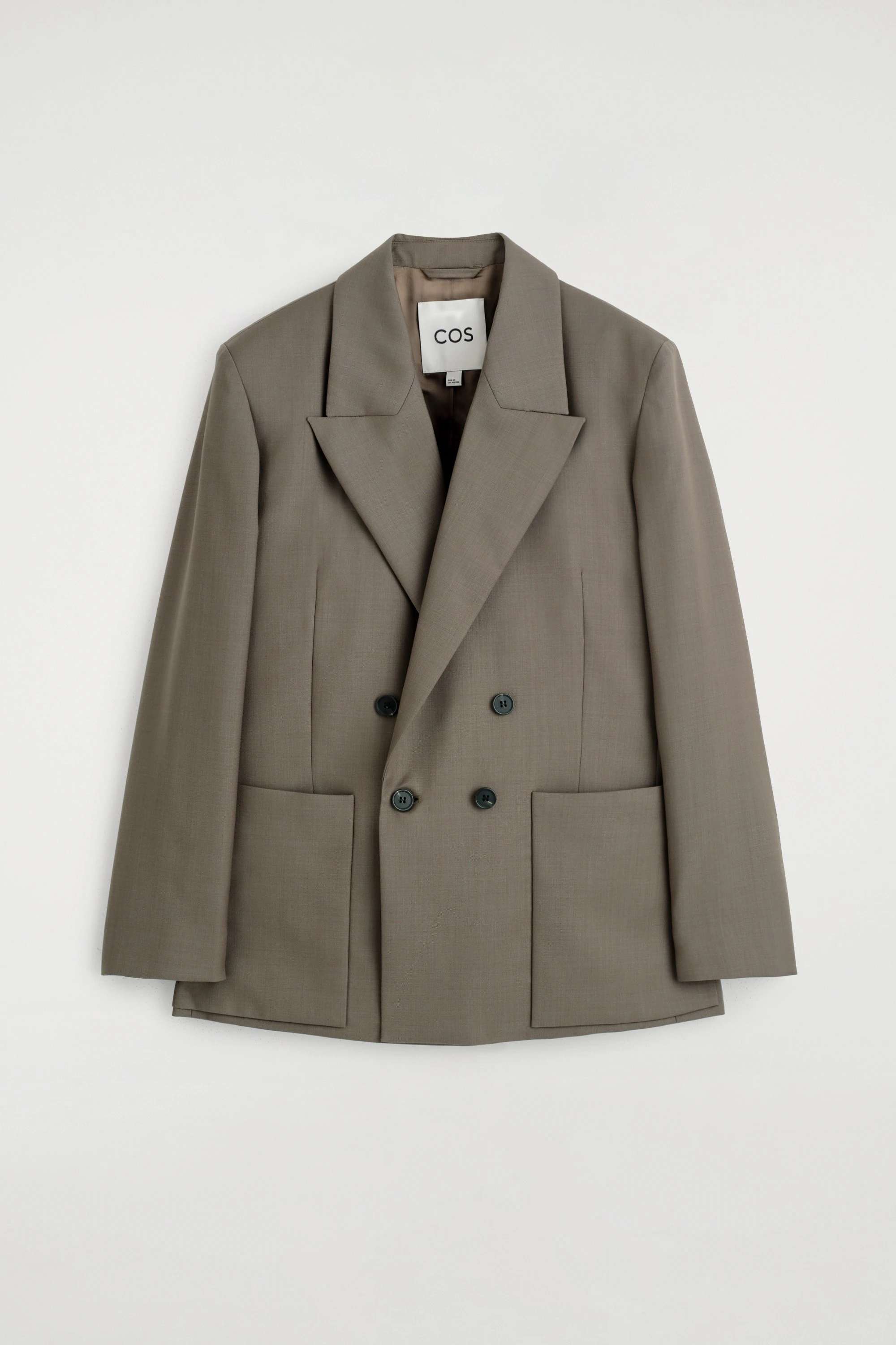 DOUBLE-BREASTED WOOL-TWILL BLAZER - 6