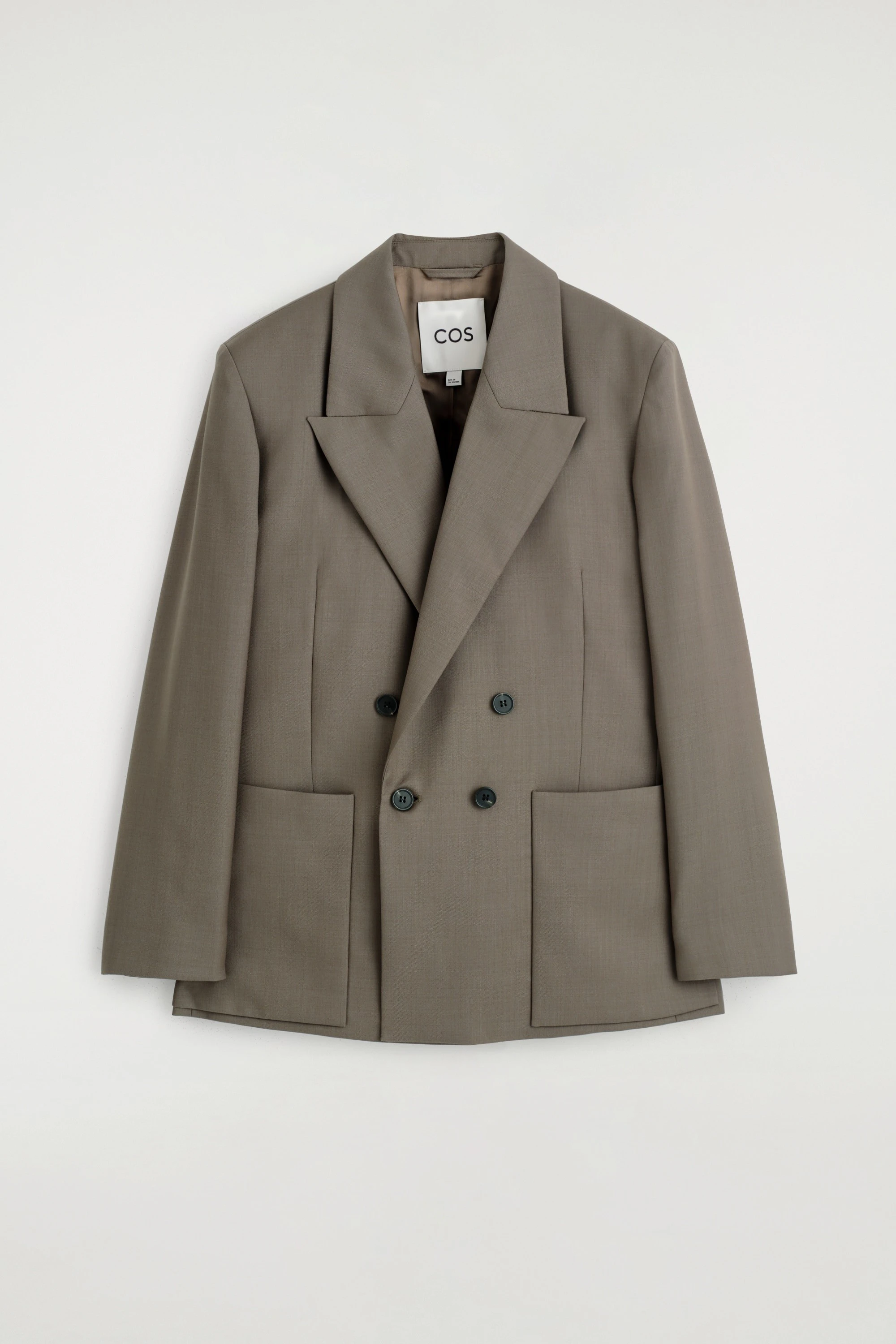 DOUBLE-BREASTED WOOL-TWILL BLAZER - 6