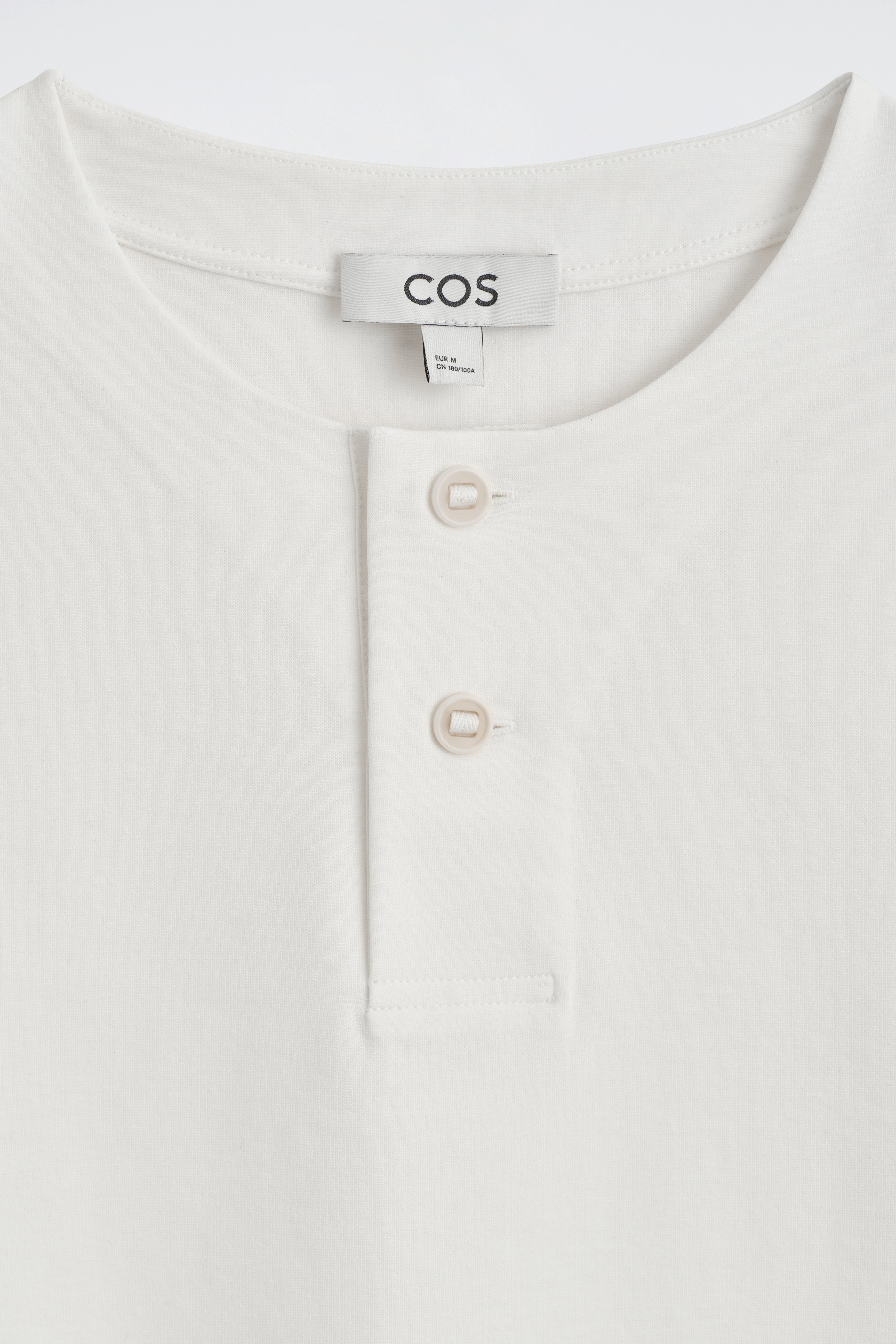 OVERSIZED COTTON-JERSEY HENLEY T-SHIRT - 7