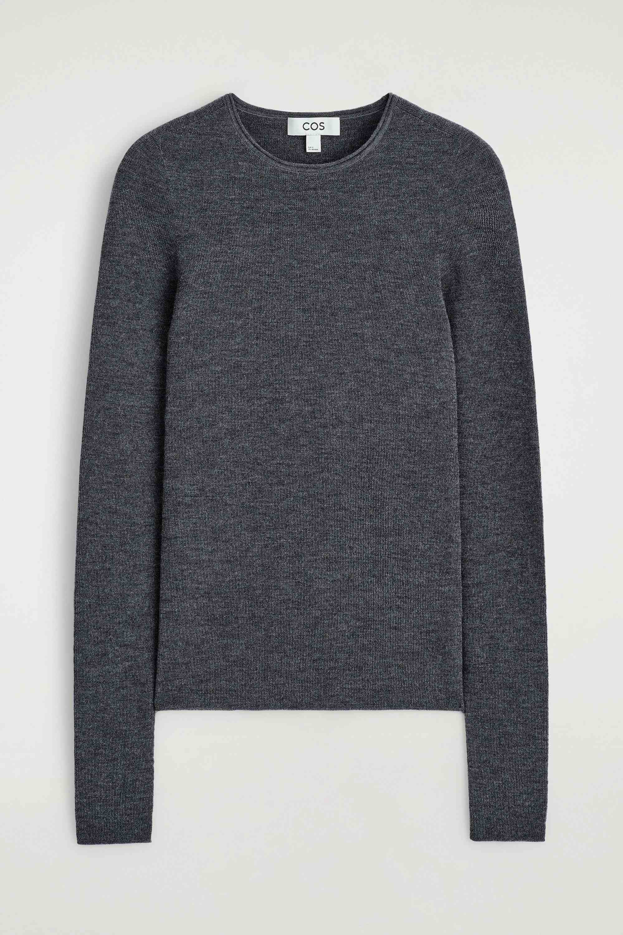 SEAMLESS MERINO WOOL LONG-SLEEVED TOP - 7