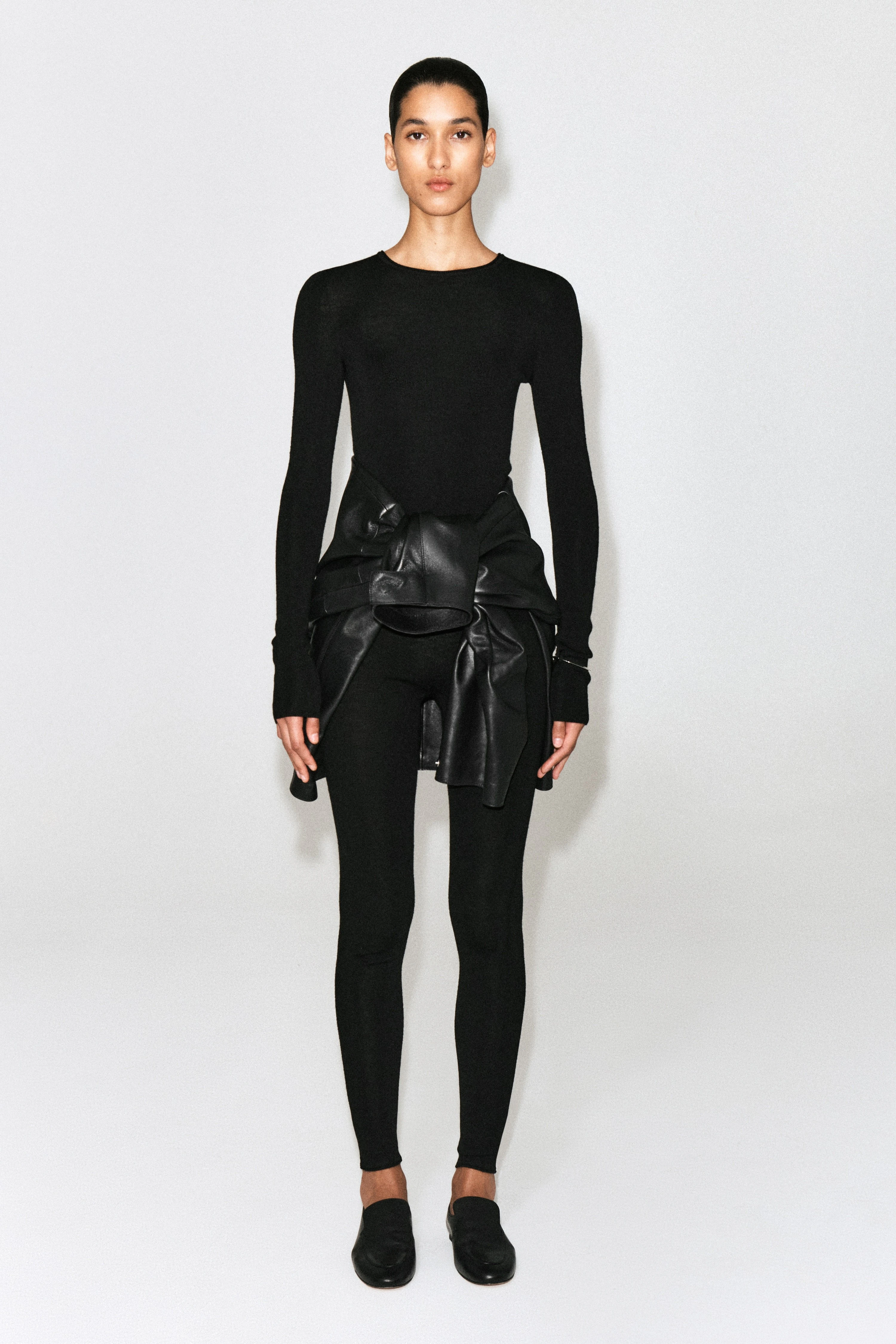 SEAMLESS MERINO WOOL LONG-SLEEVED TOP