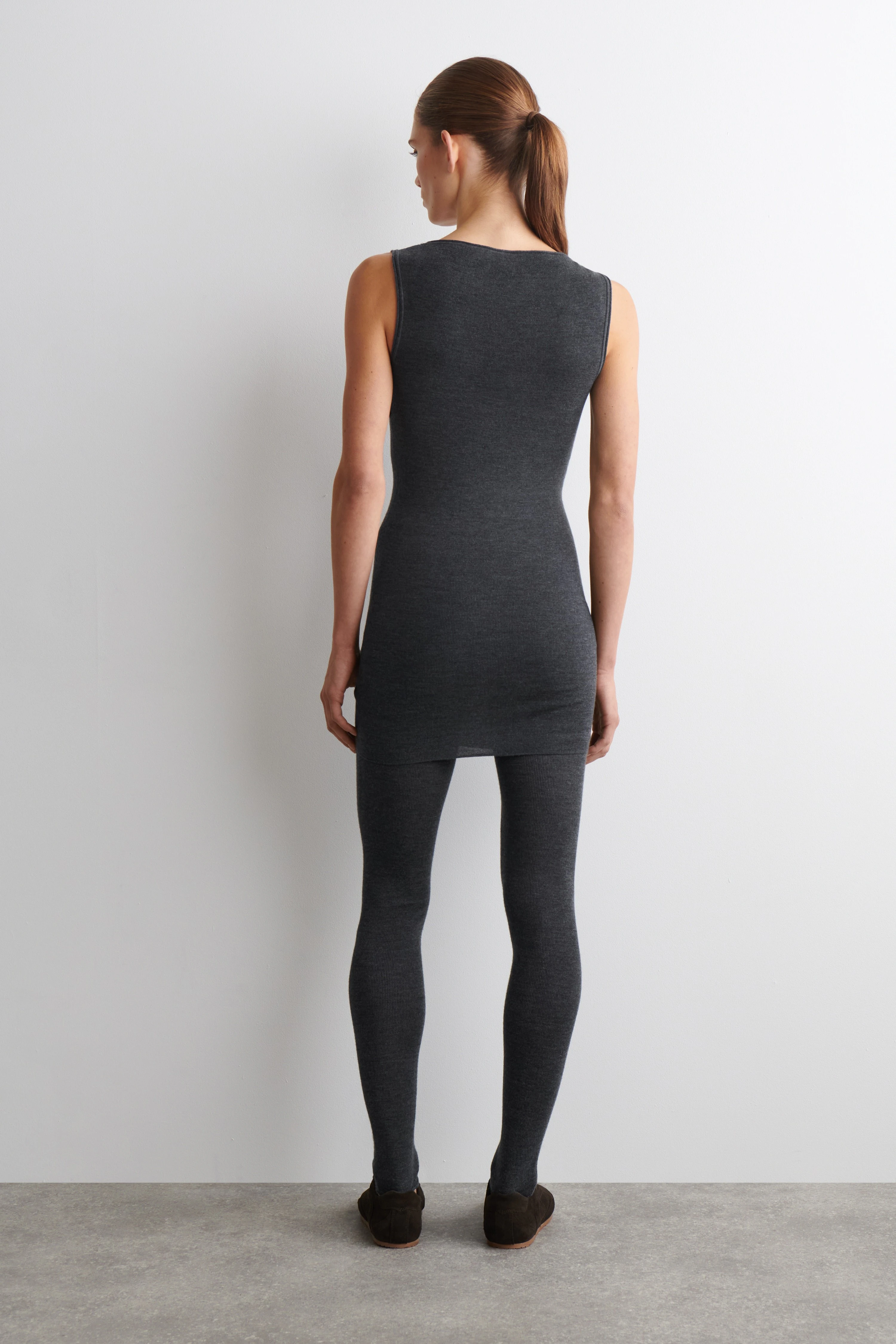 SEAMLESS MERINO WOOL MINI DRESS