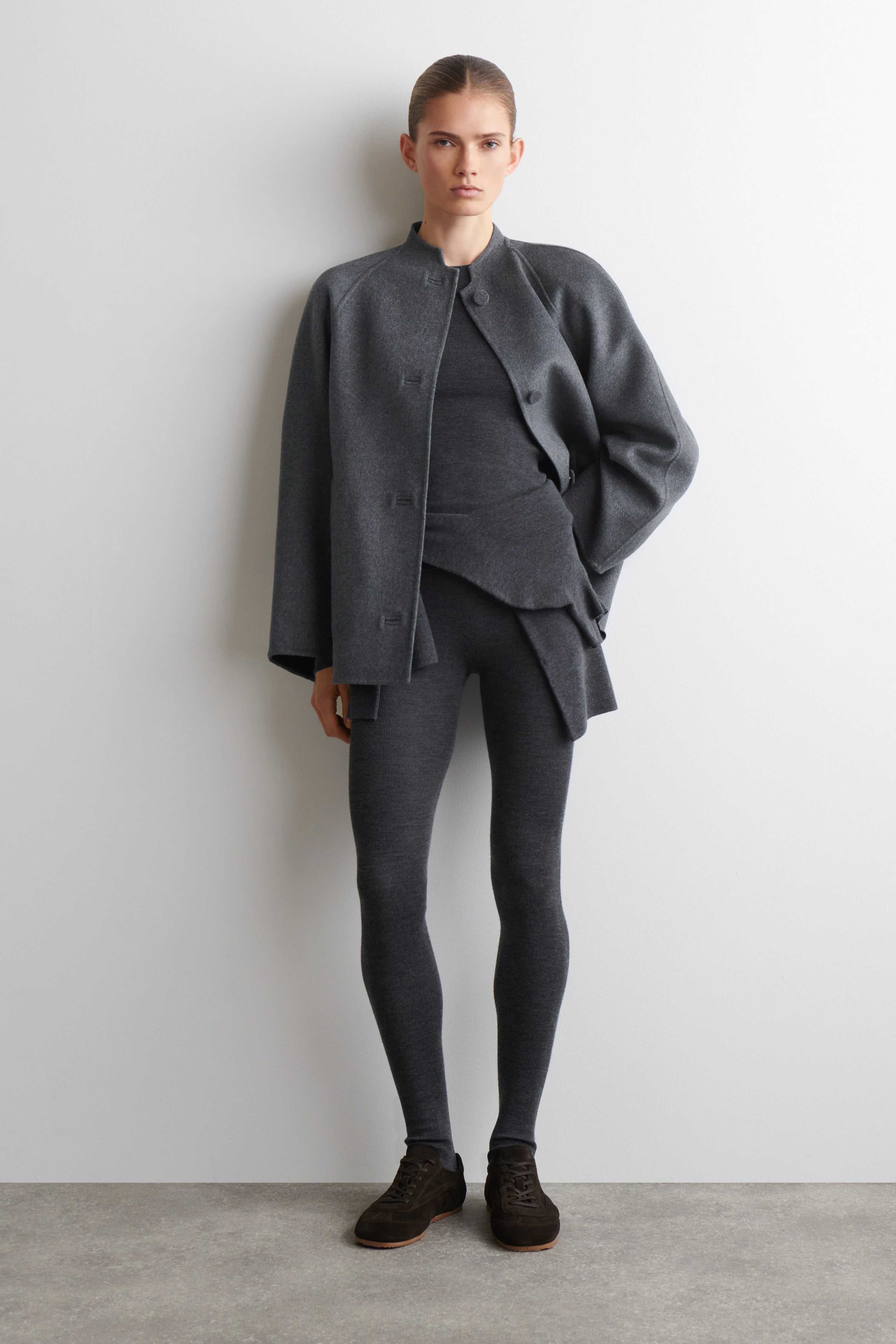 SEAMLESS MERINO WOOL LEGGINGS - 1