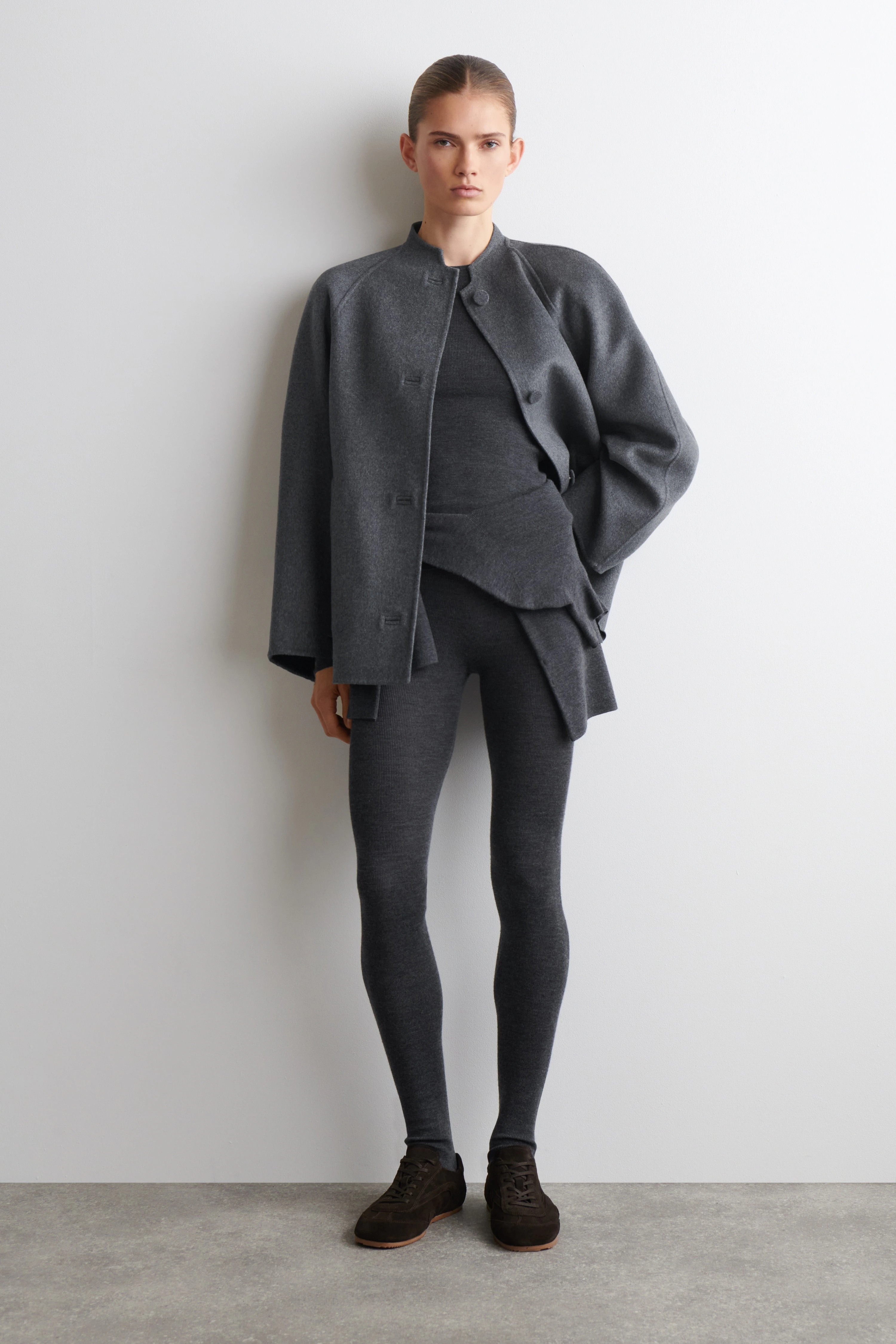 SEAMLESS MERINO WOOL LEGGINGS - 1