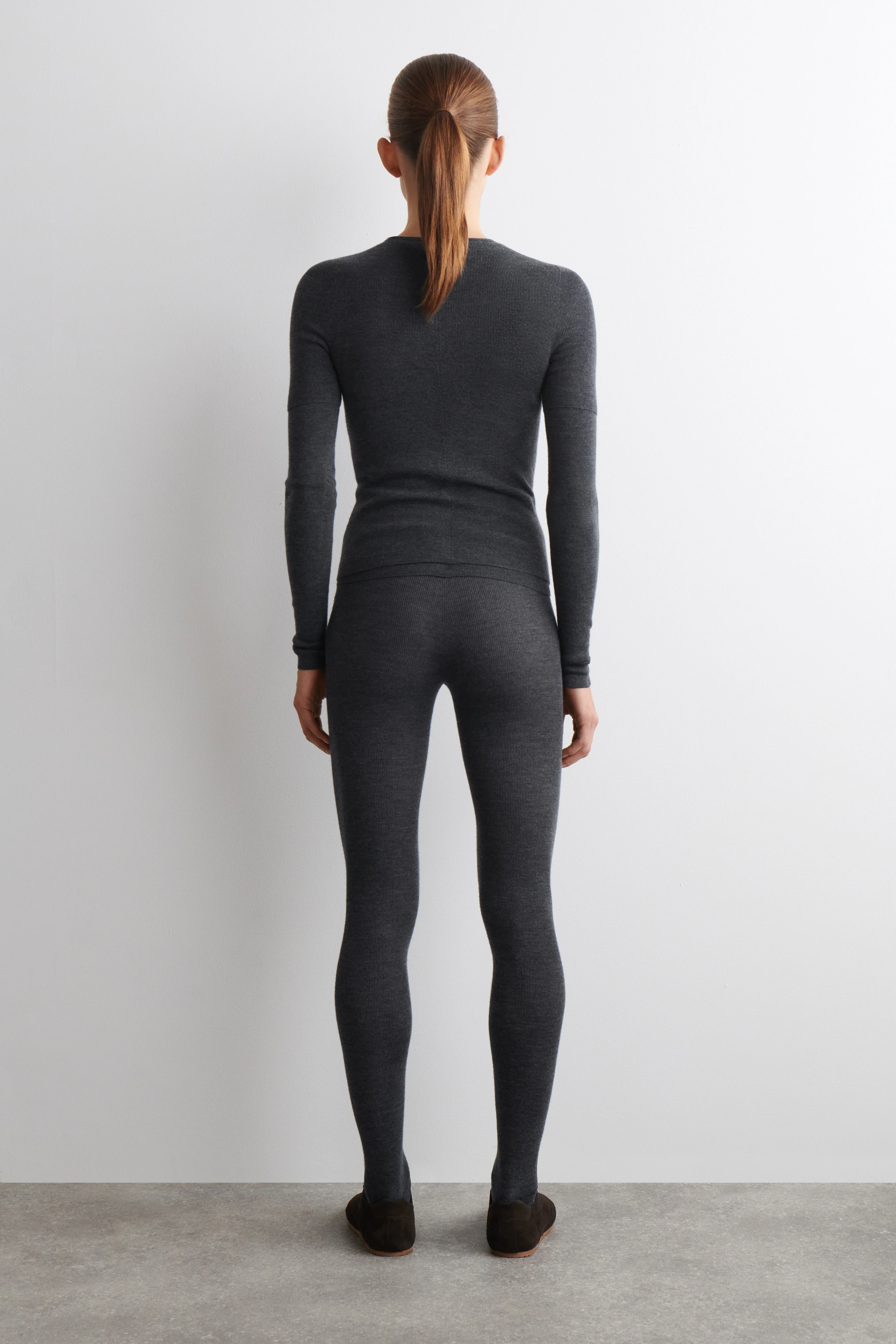 SEAMLESS MERINO WOOL LEGGINGS - 2