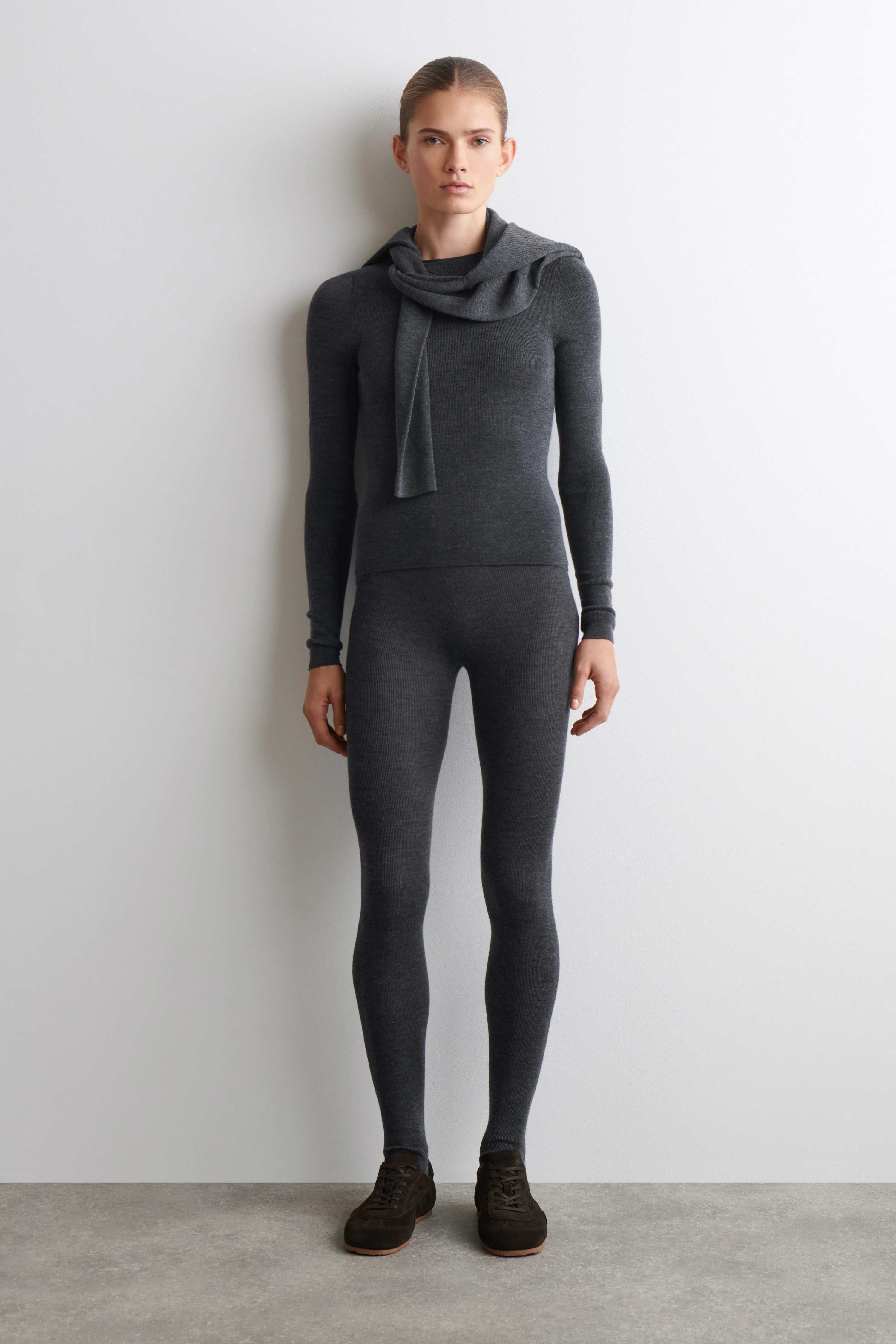 SEAMLESS MERINO WOOL LEGGINGS - 3