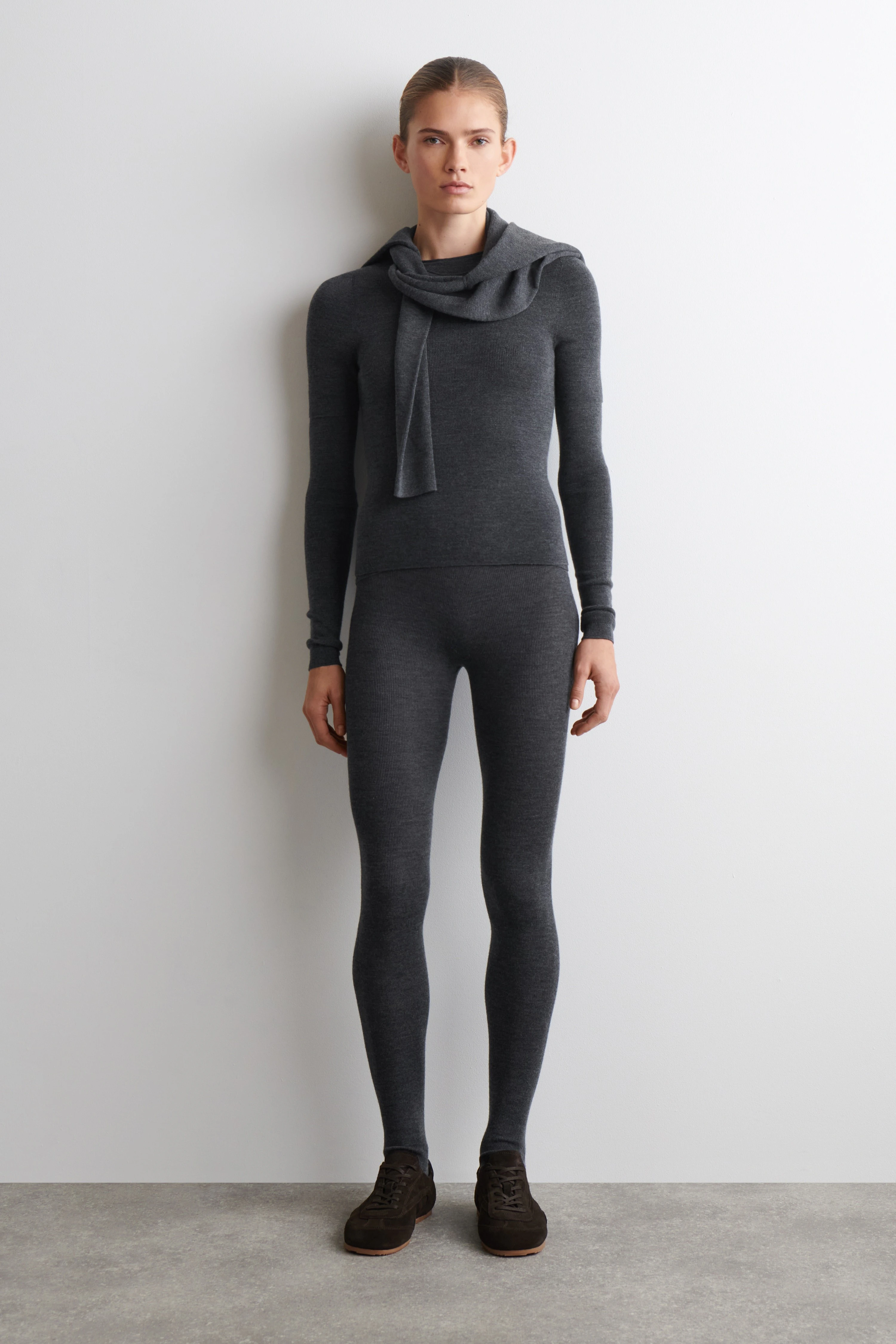 SEAMLESS MERINO WOOL LEGGINGS - 3