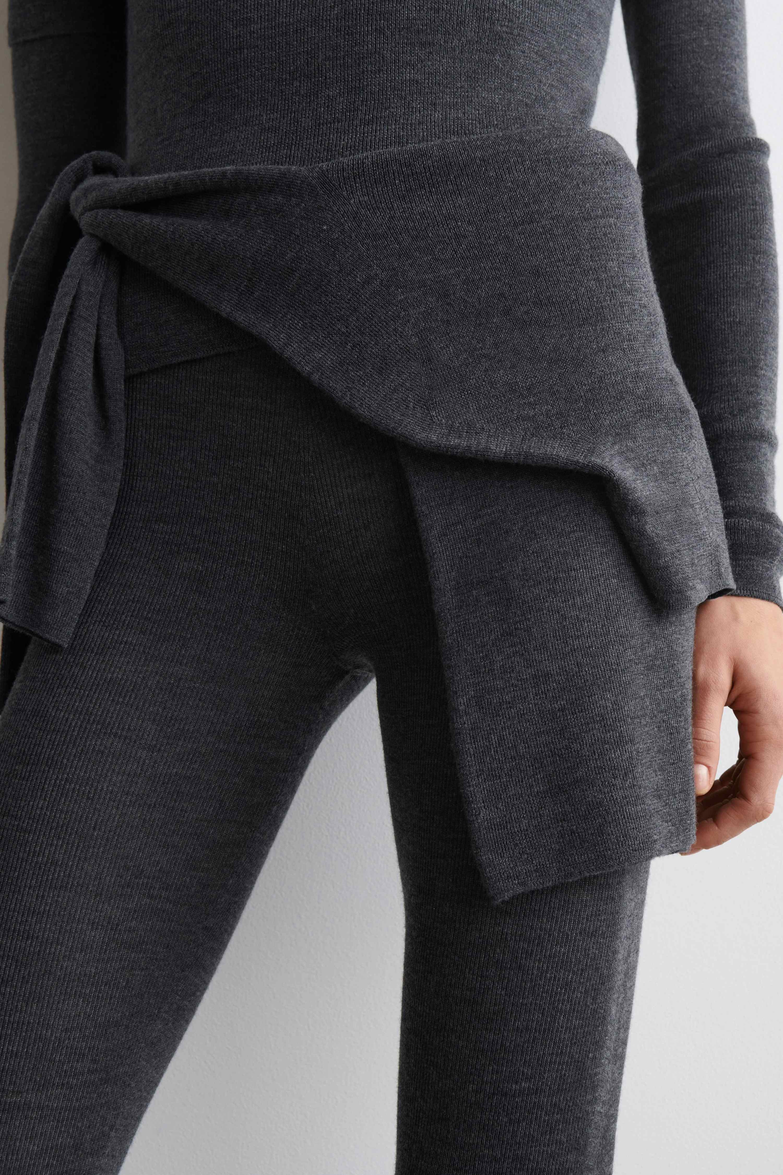 SEAMLESS MERINO WOOL LEGGINGS - 5