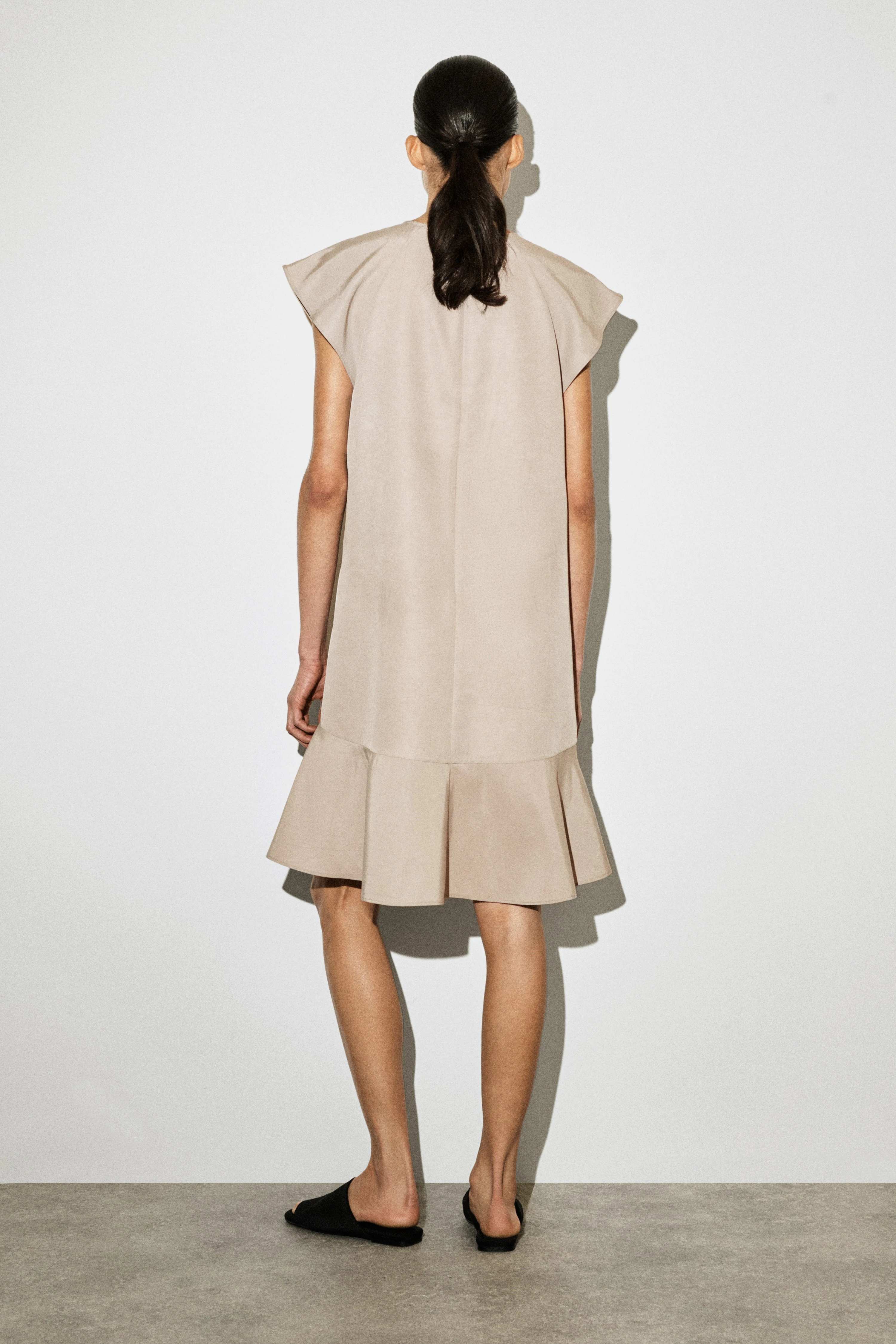 FLARED CAP-SLEEVE MINI DRESS - 2