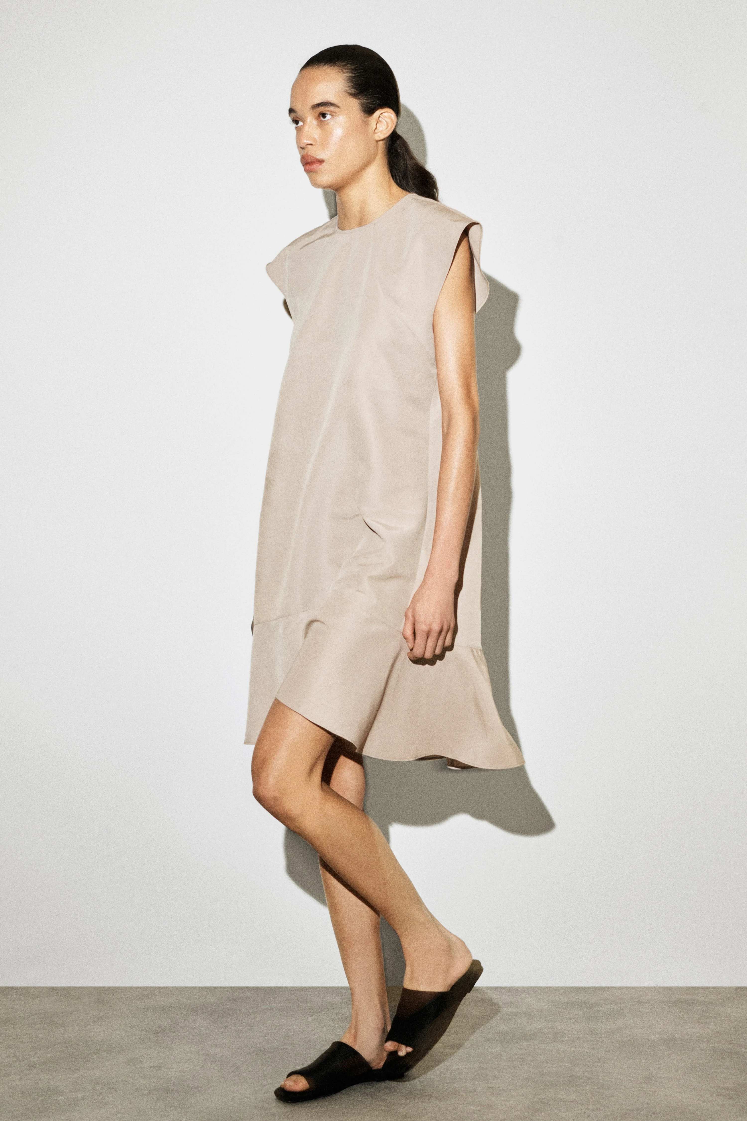 FLARED CAP-SLEEVE MINI DRESS - 3