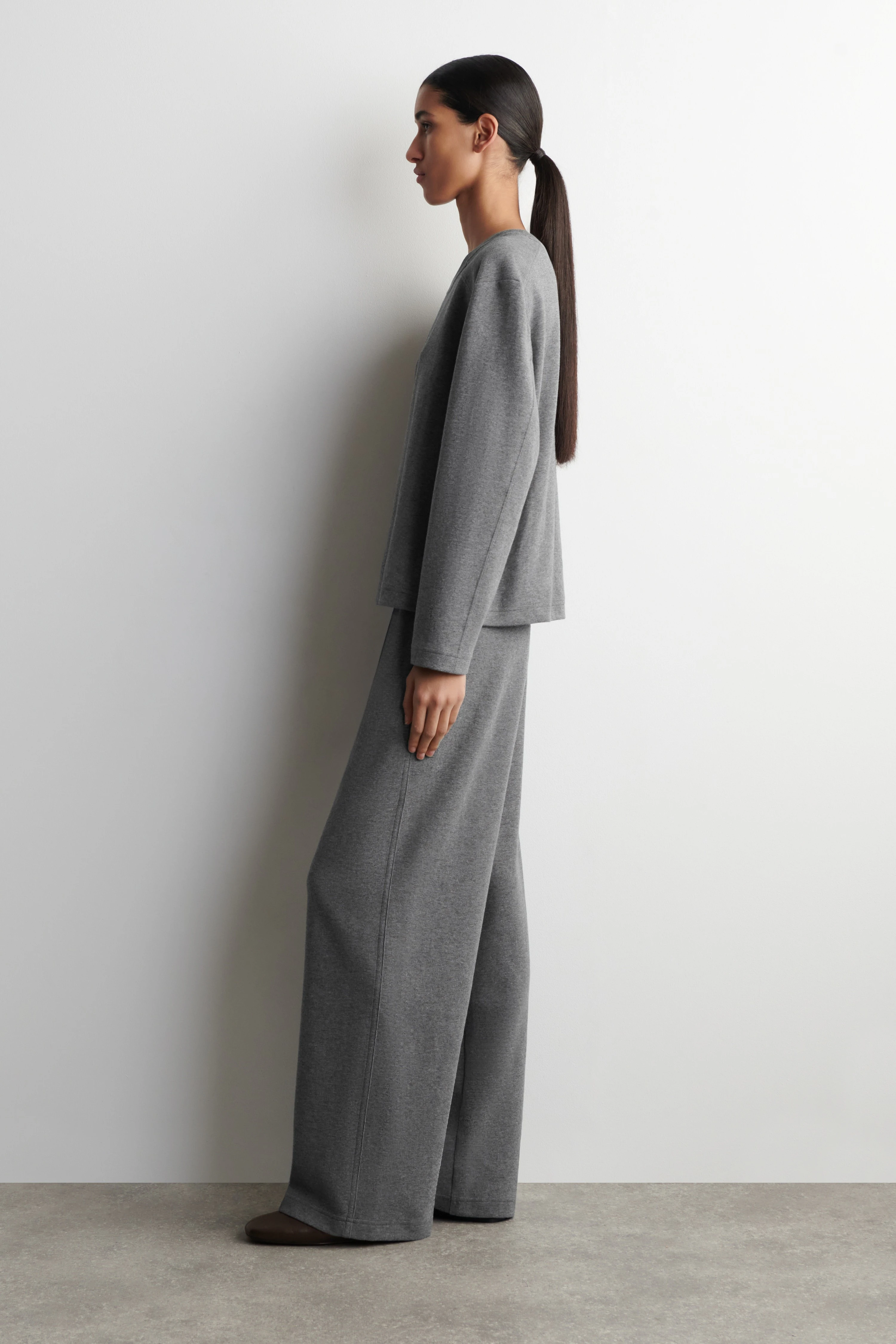 COTTON LONG-SLEEVED TOP - 4