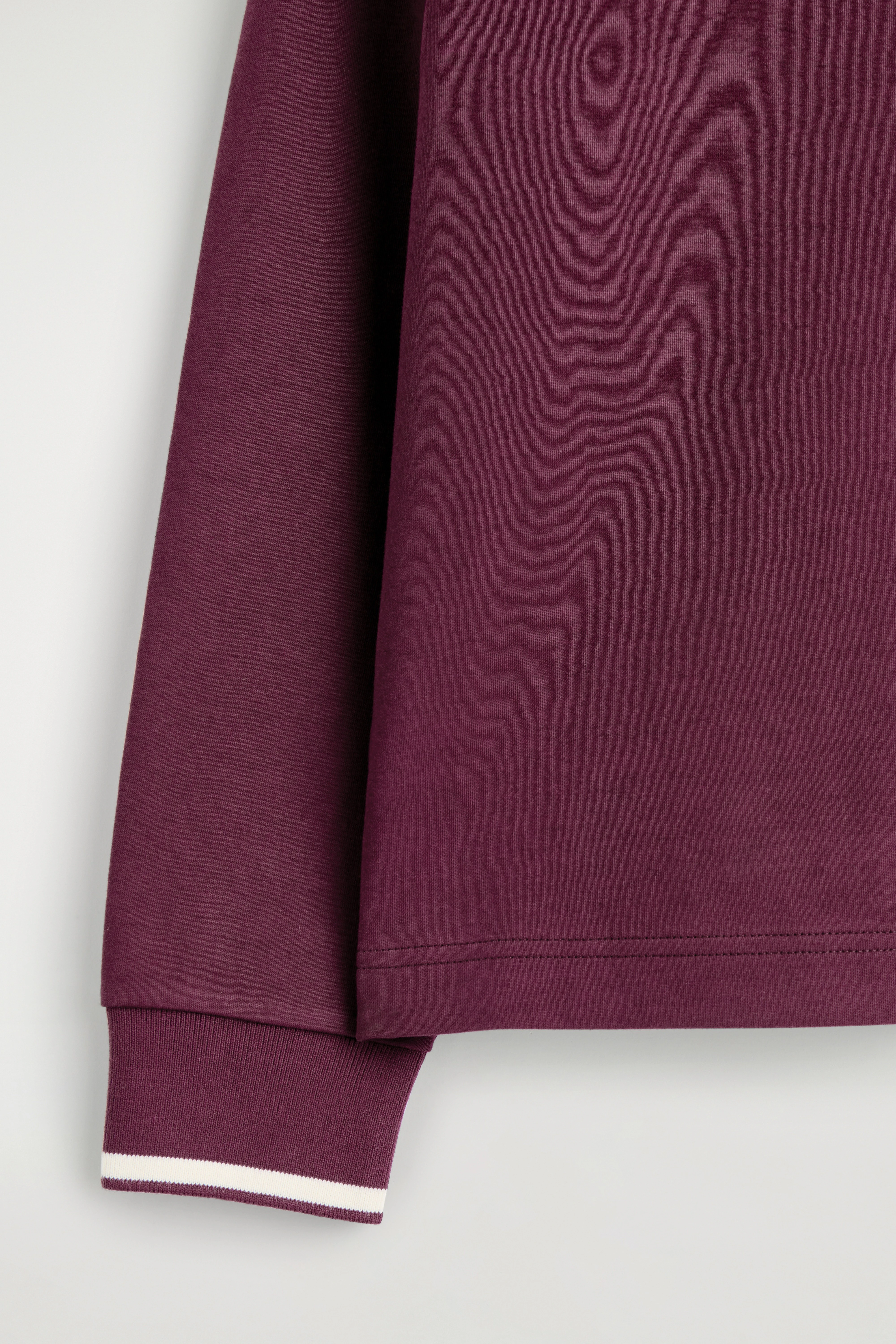 CONTRAST-TIPPED COTTON POLO TOP - 7
