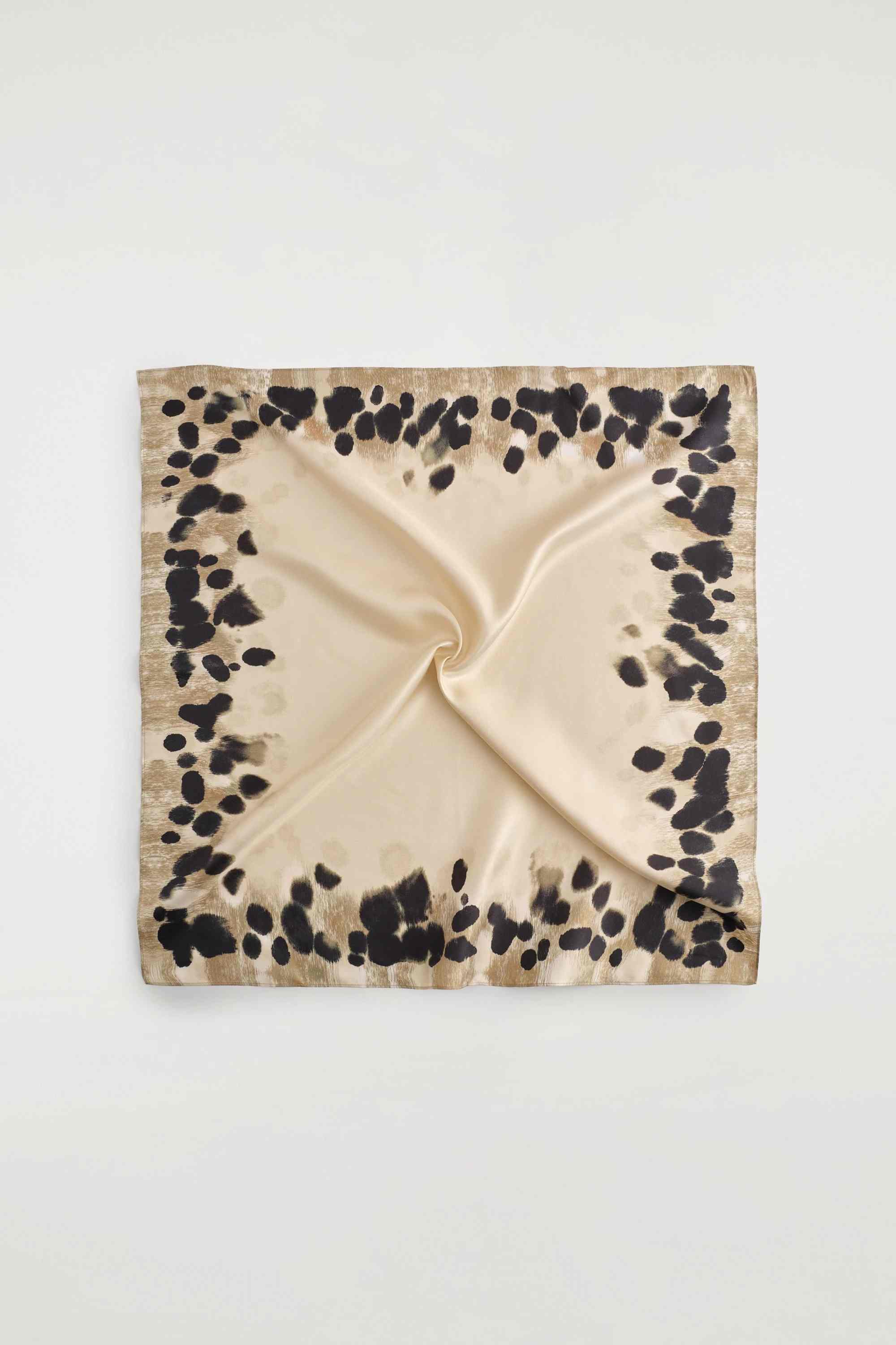 ANIMAL-PRINT SILK SCARF
