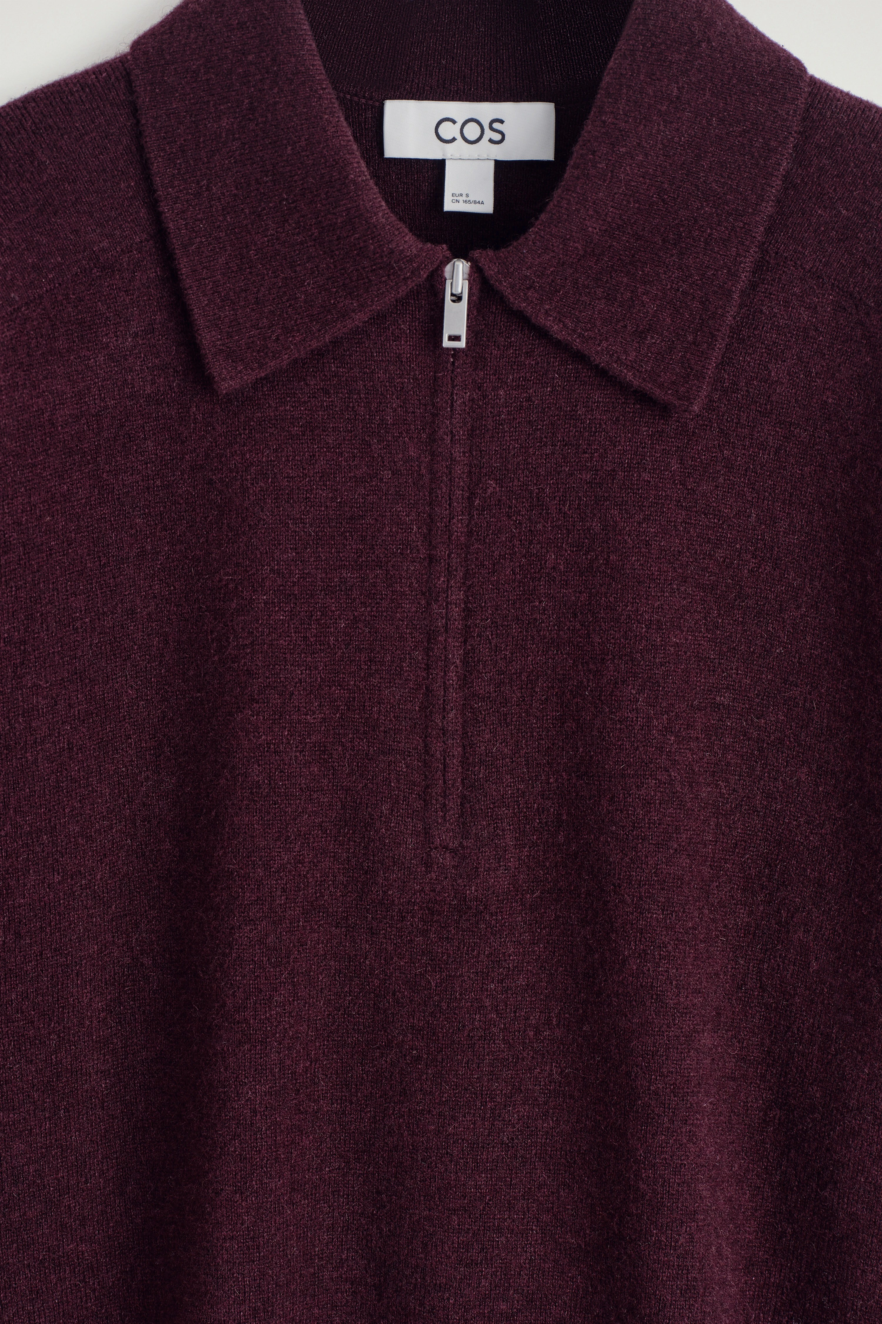 MERINO WOOL-YAK ZIP-UP POLO SHIRT - 7