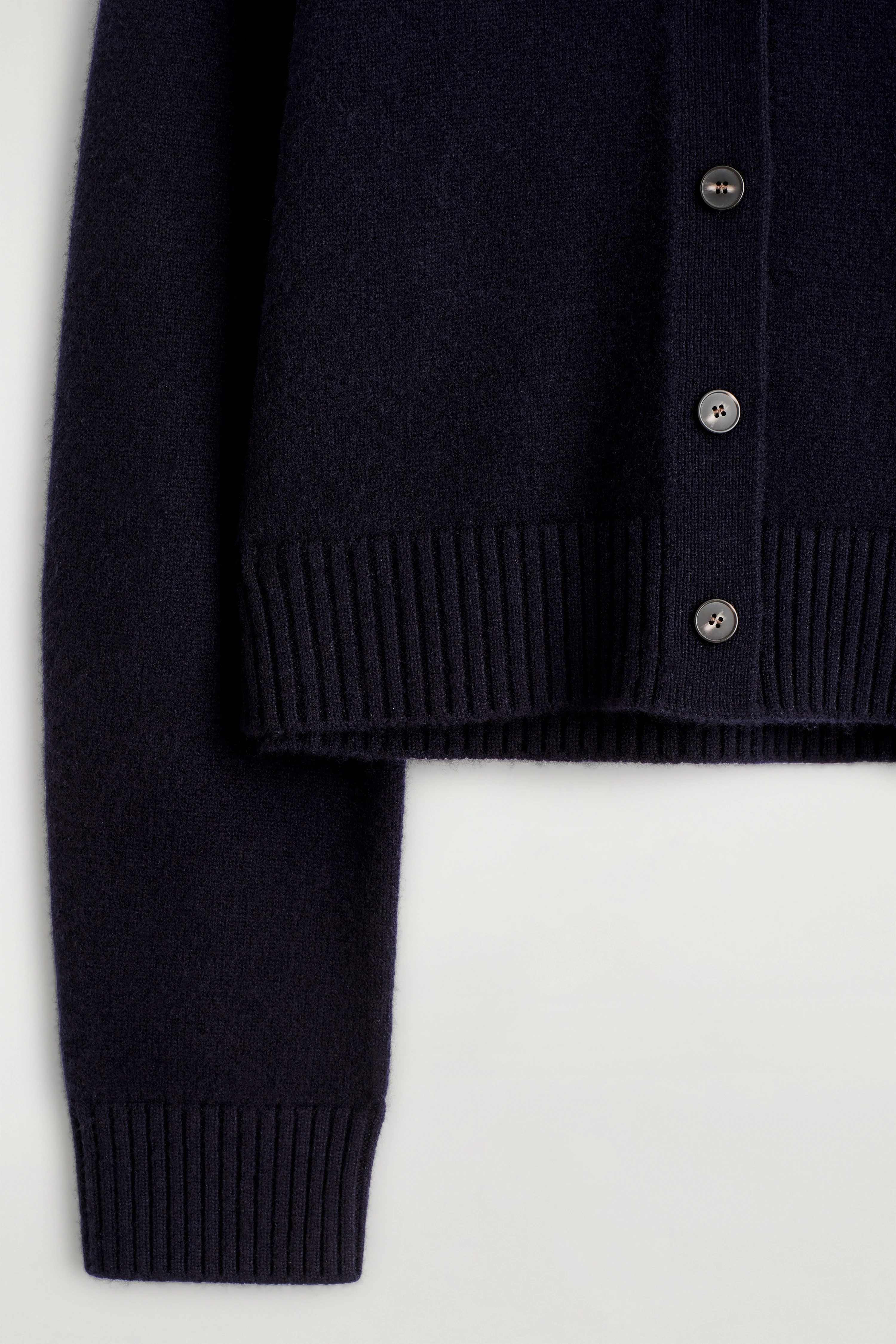 COLLARED MERINO WOOL CARDIGAN - 7