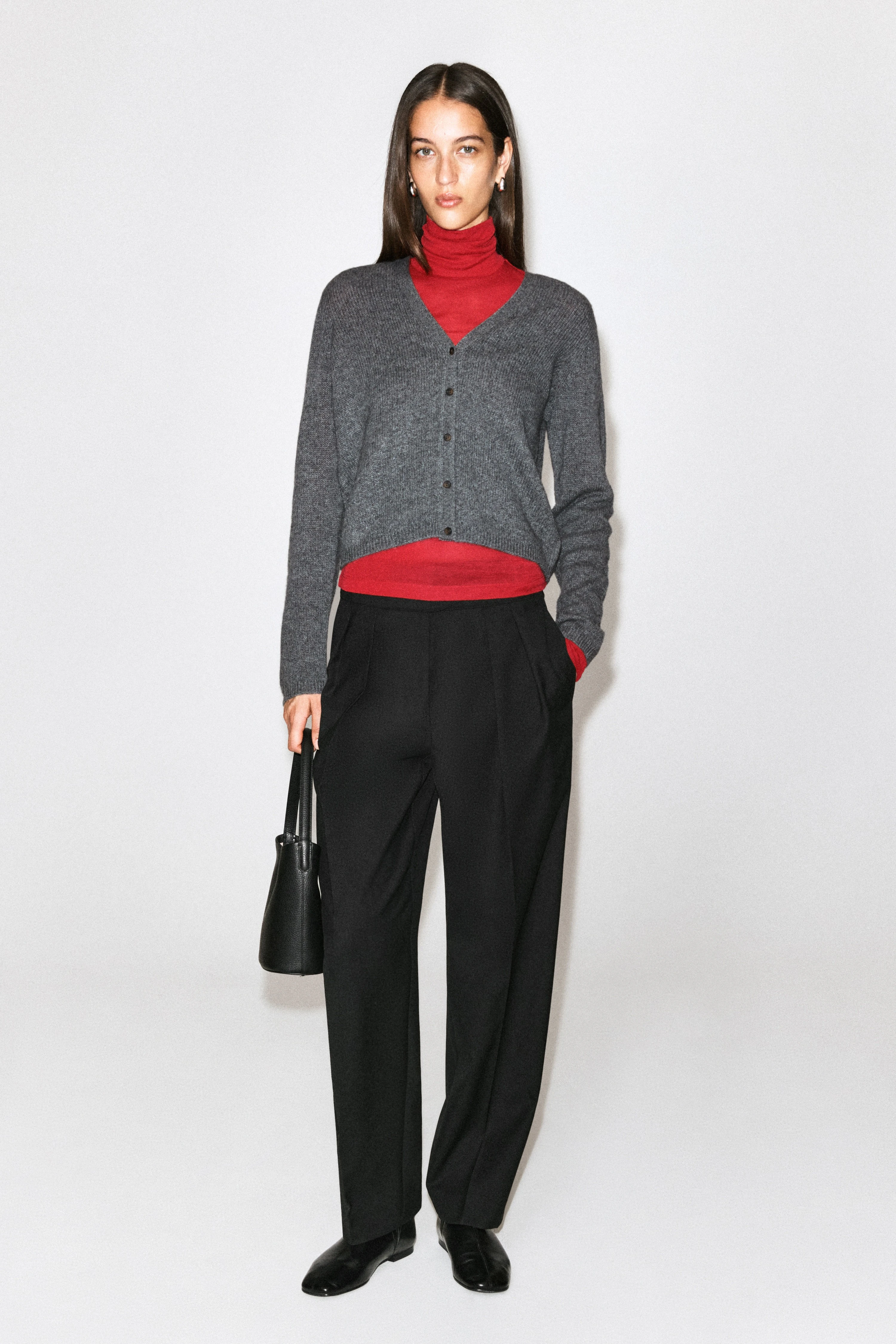 CASHMERE V-NECK CARDIGAN - 2