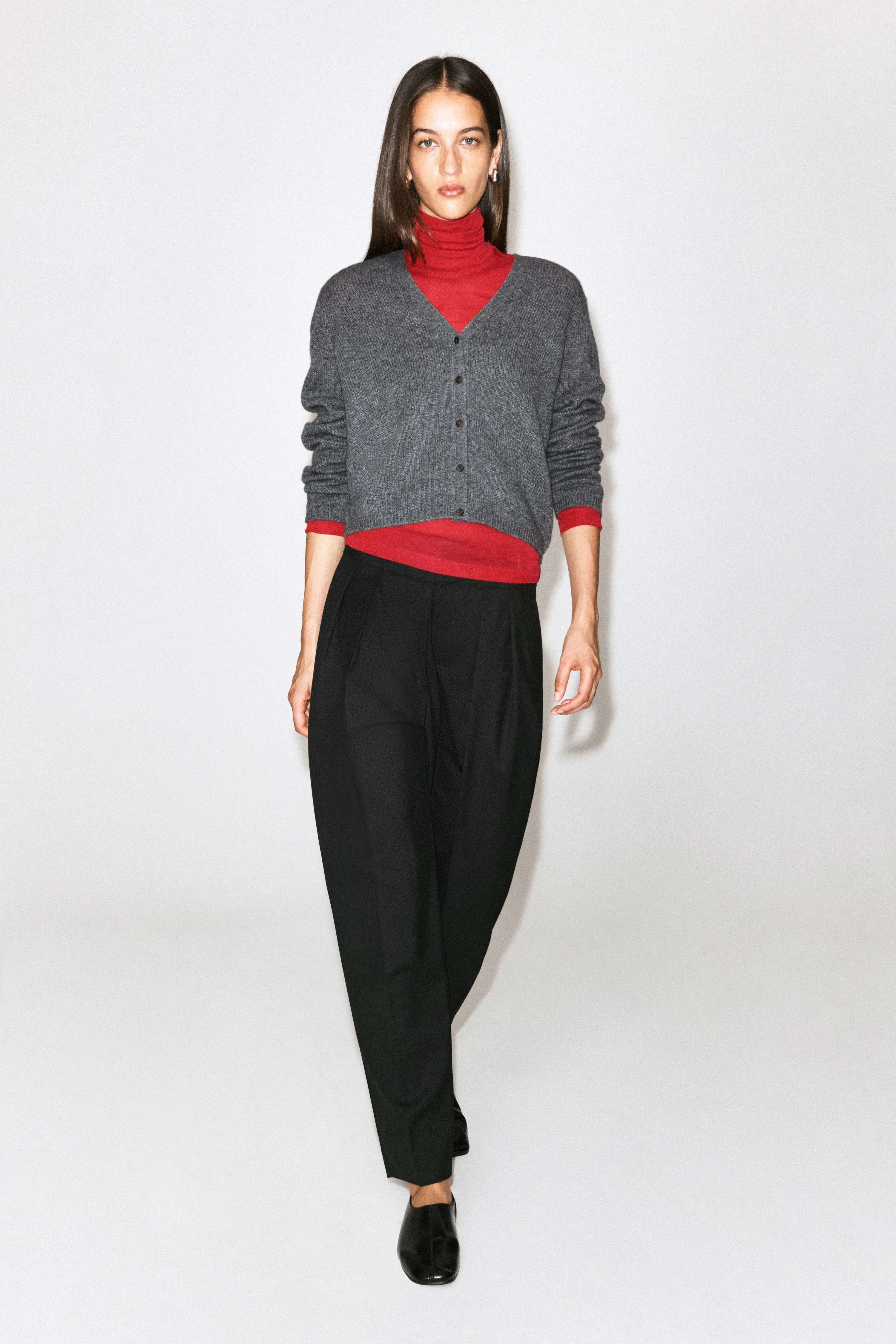 CASHMERE V-NECK CARDIGAN - 4