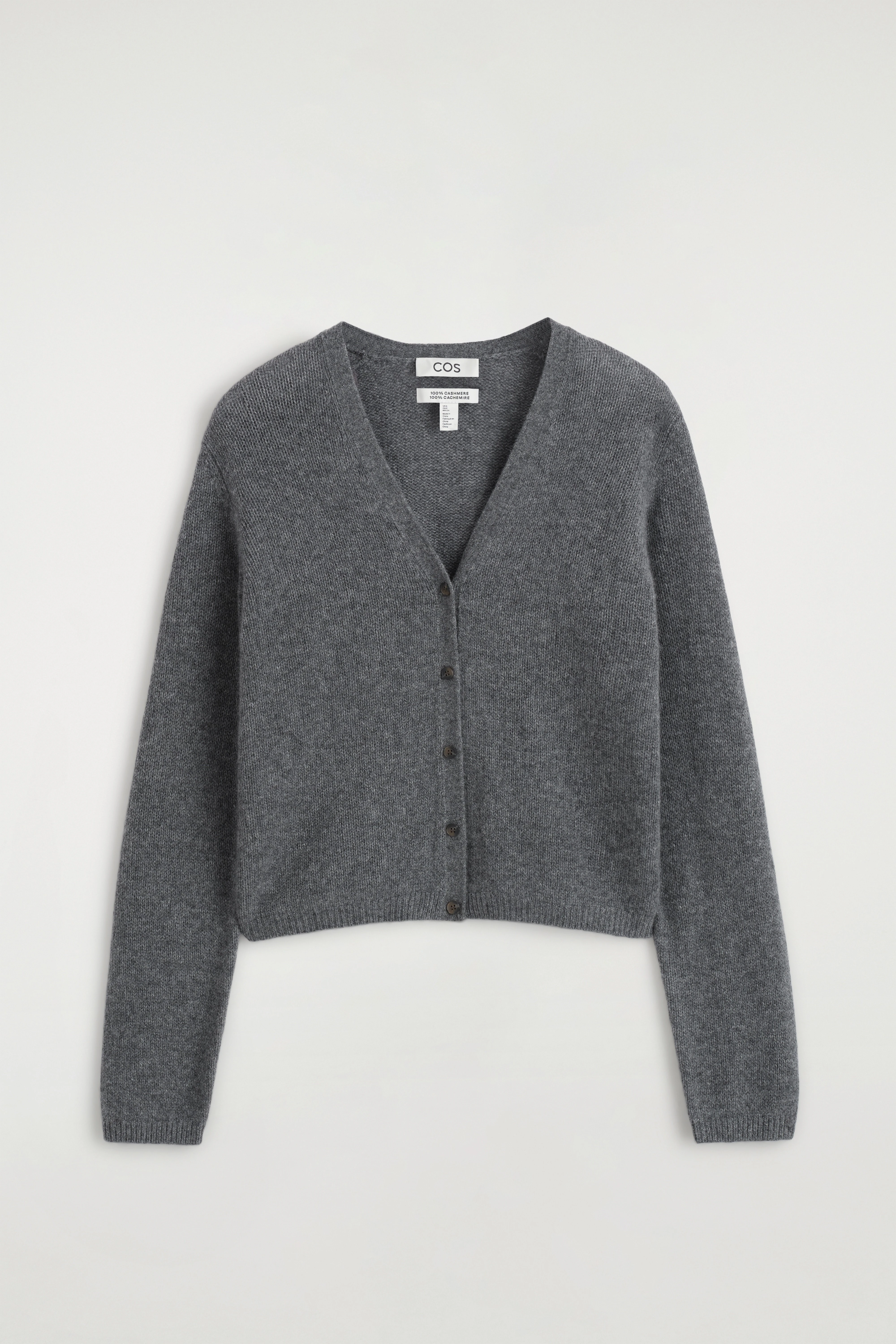 CASHMERE V-NECK CARDIGAN - 6