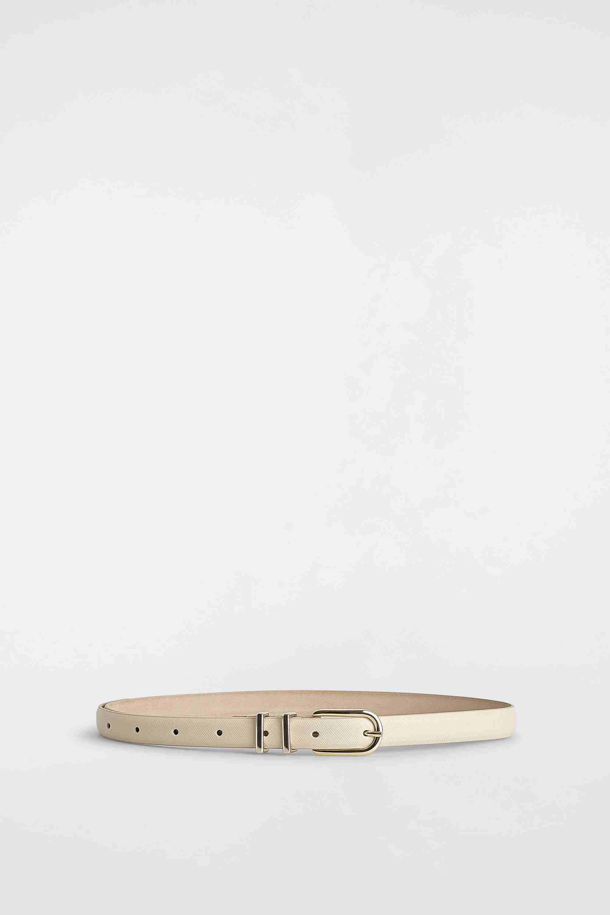 SAFFIANO LEATHER BELT