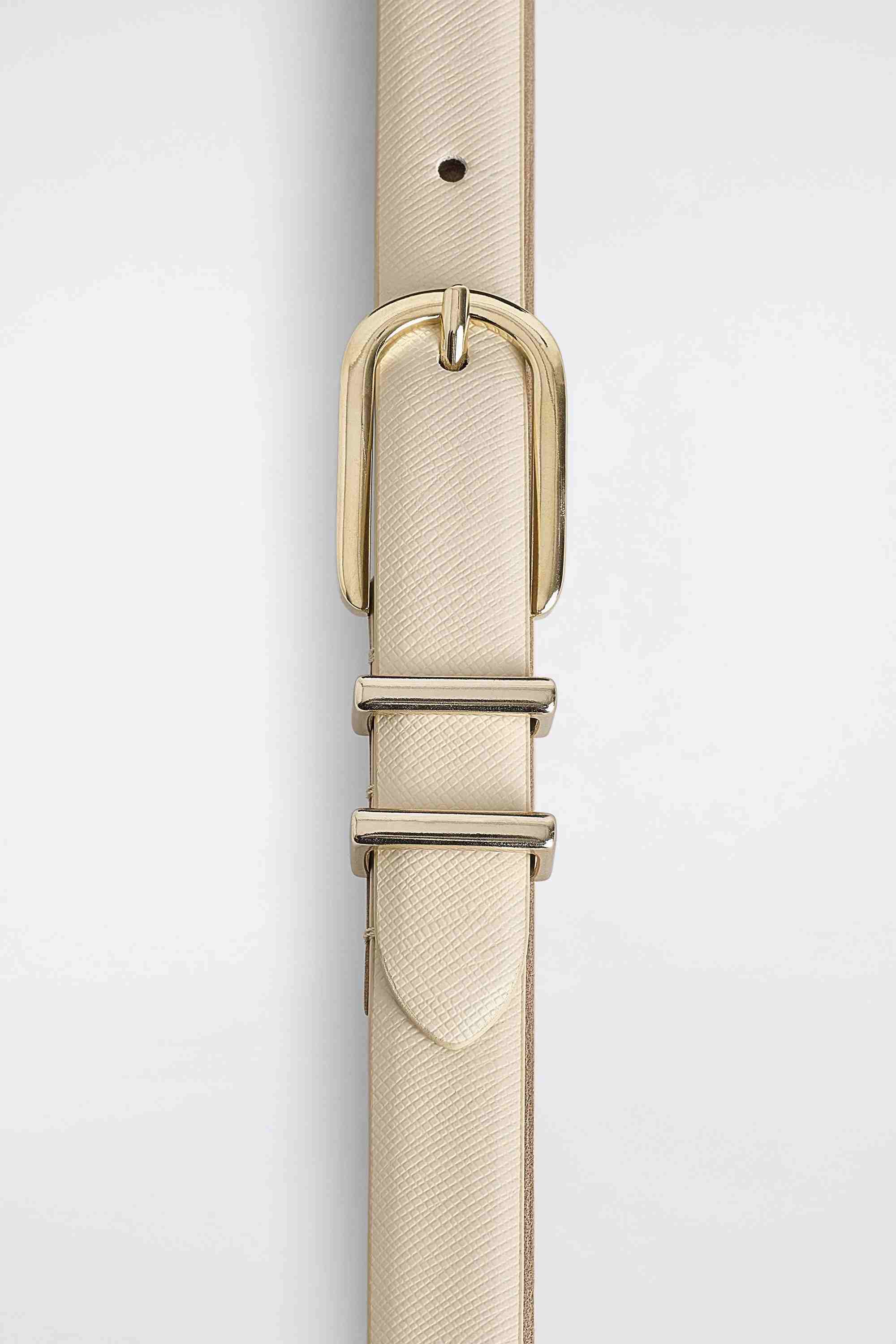 SAFFIANO LEATHER BELT - 3
