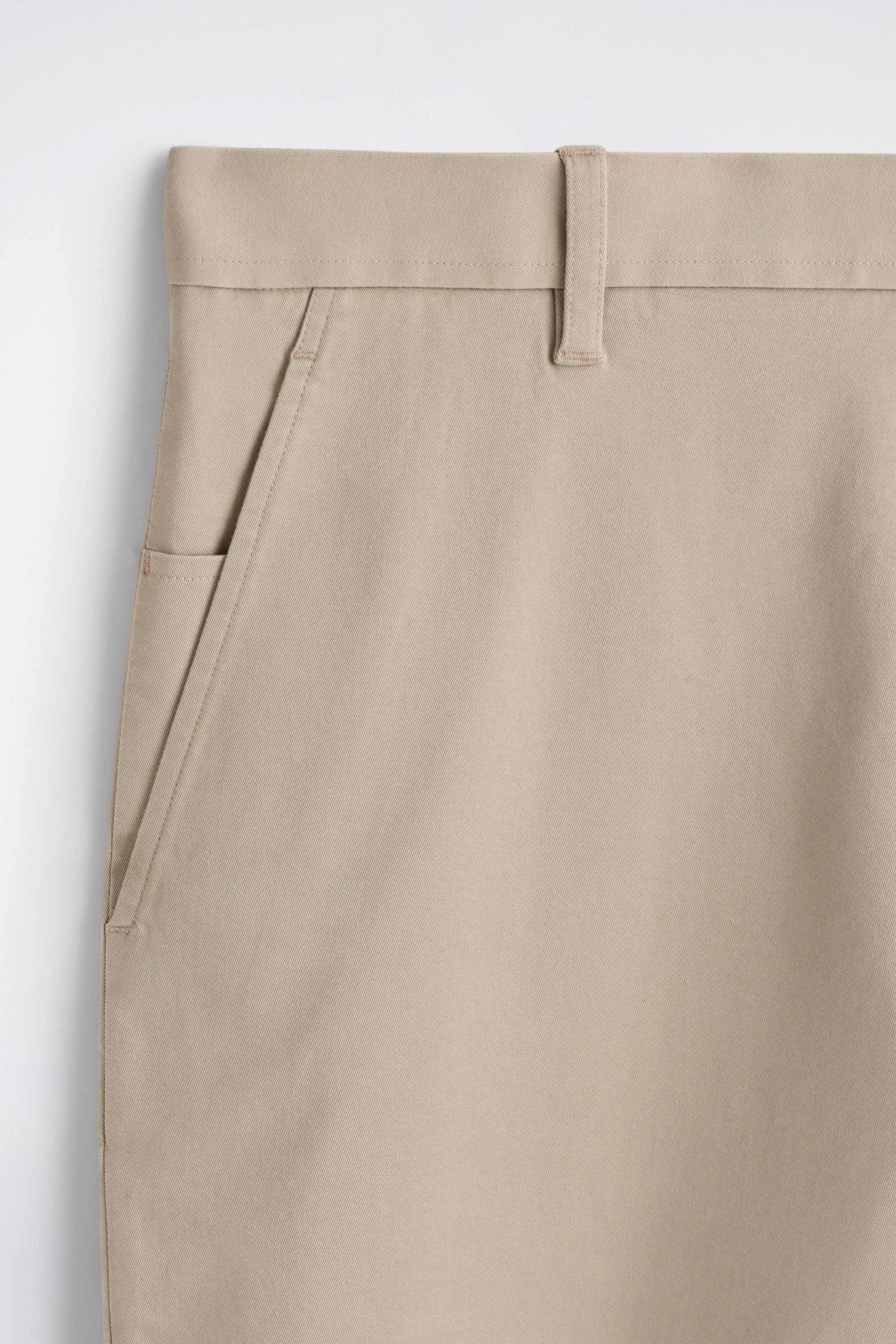 COTTON SLIM-FIT STRAIGHT-LEG CHINOS - 7
