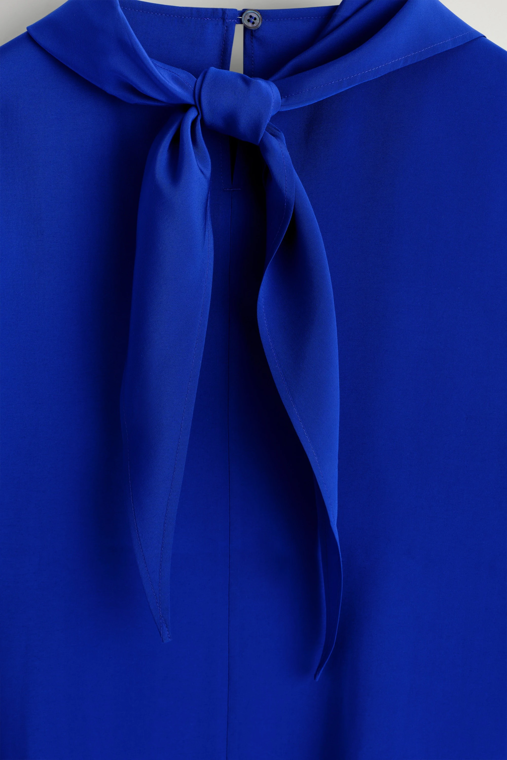 DRAPED SCARF-DETAIL TOP - 8