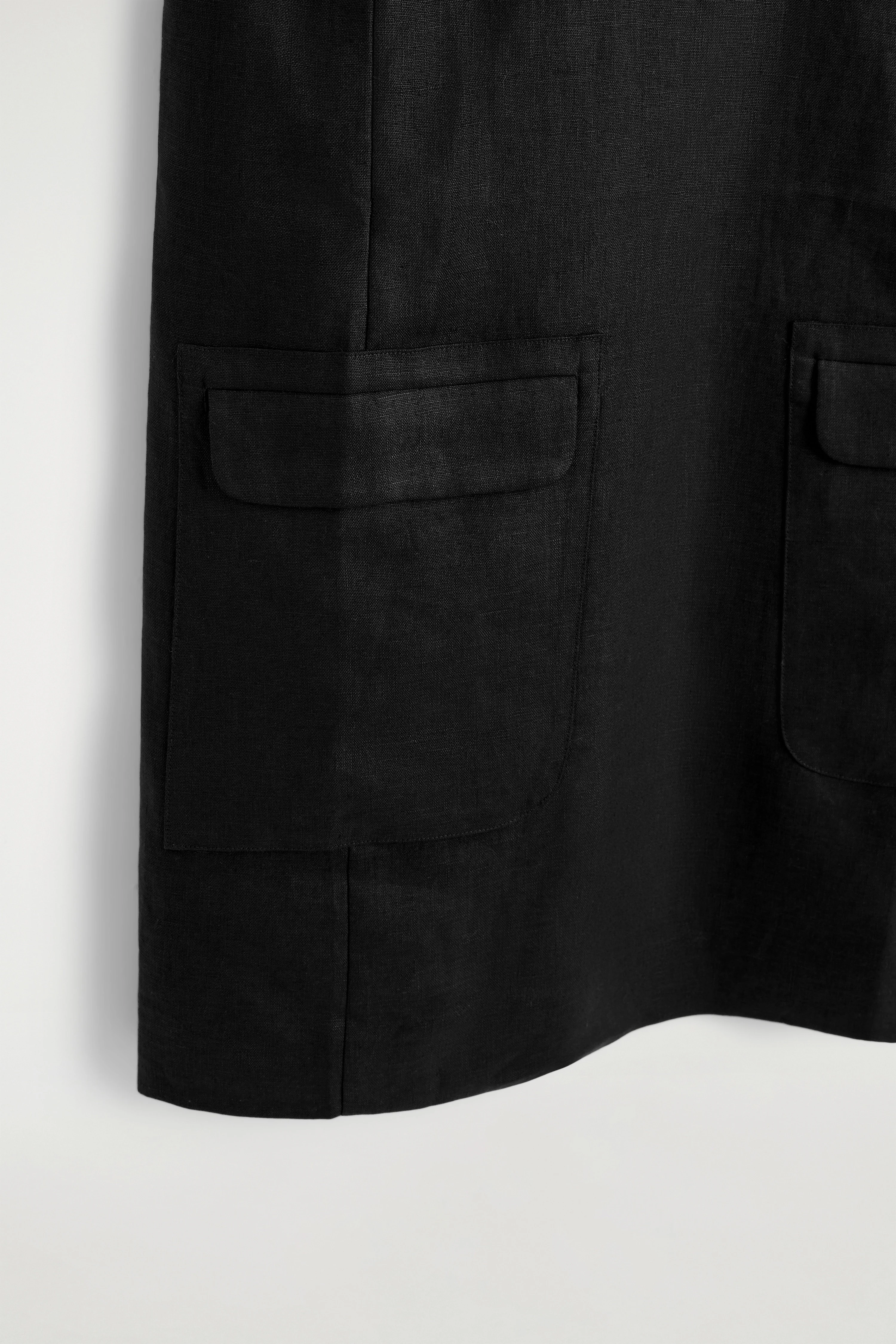 LINEN MINI SHIFT DRESS - 6