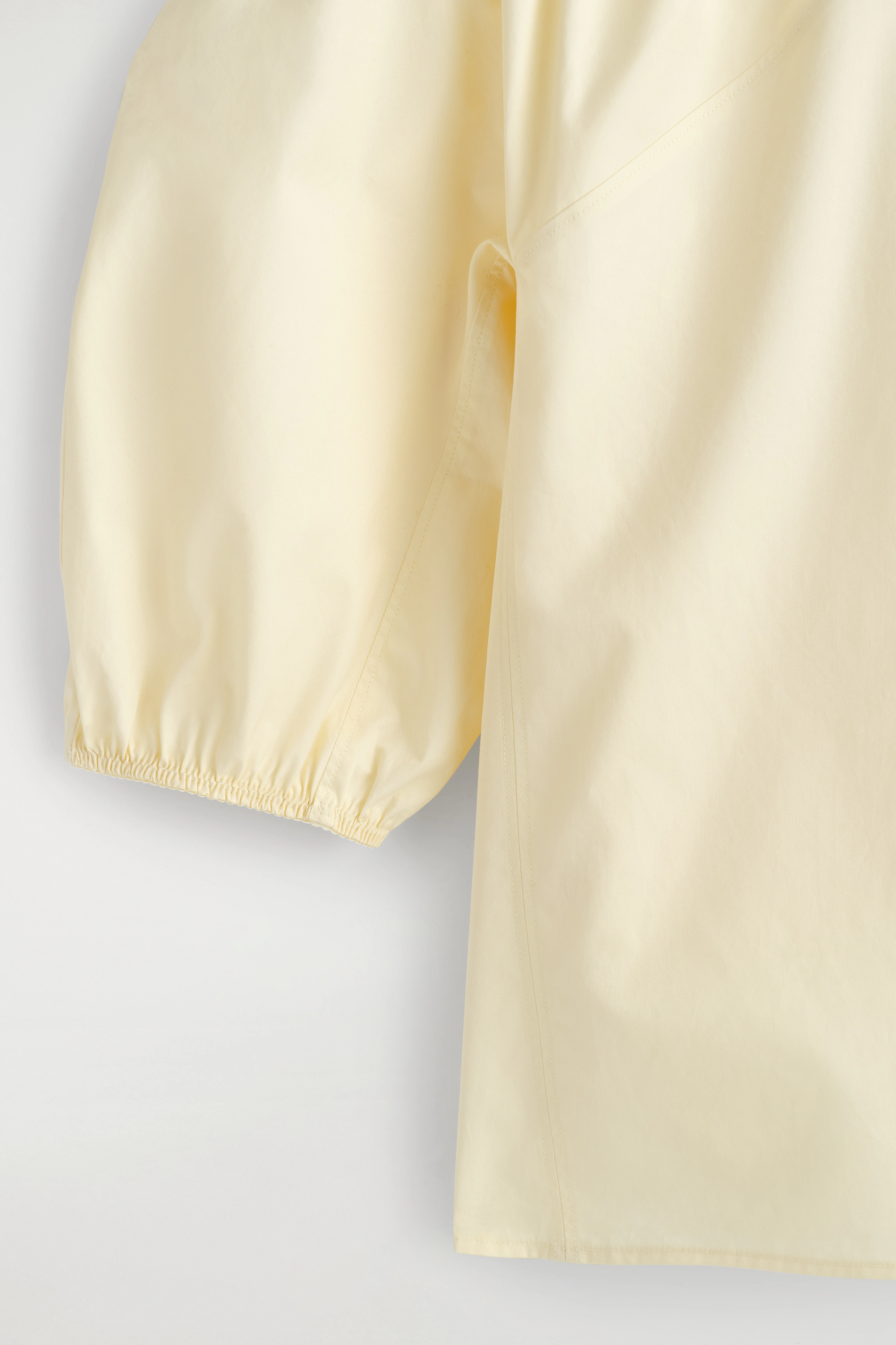 GATHERED PUFF-SLEEVE BLOUSE - 7