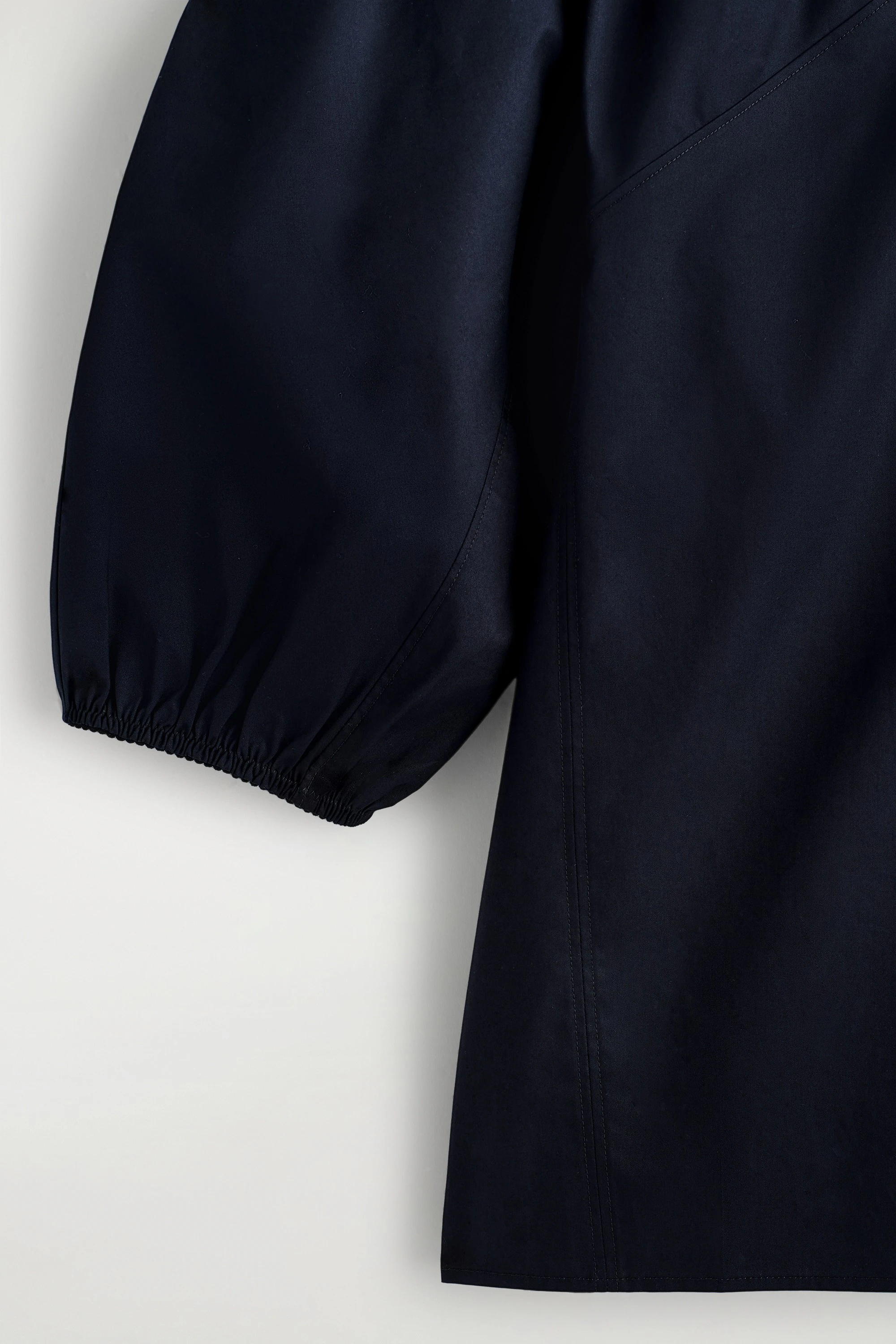 GATHERED PUFF-SLEEVE BLOUSE - 6