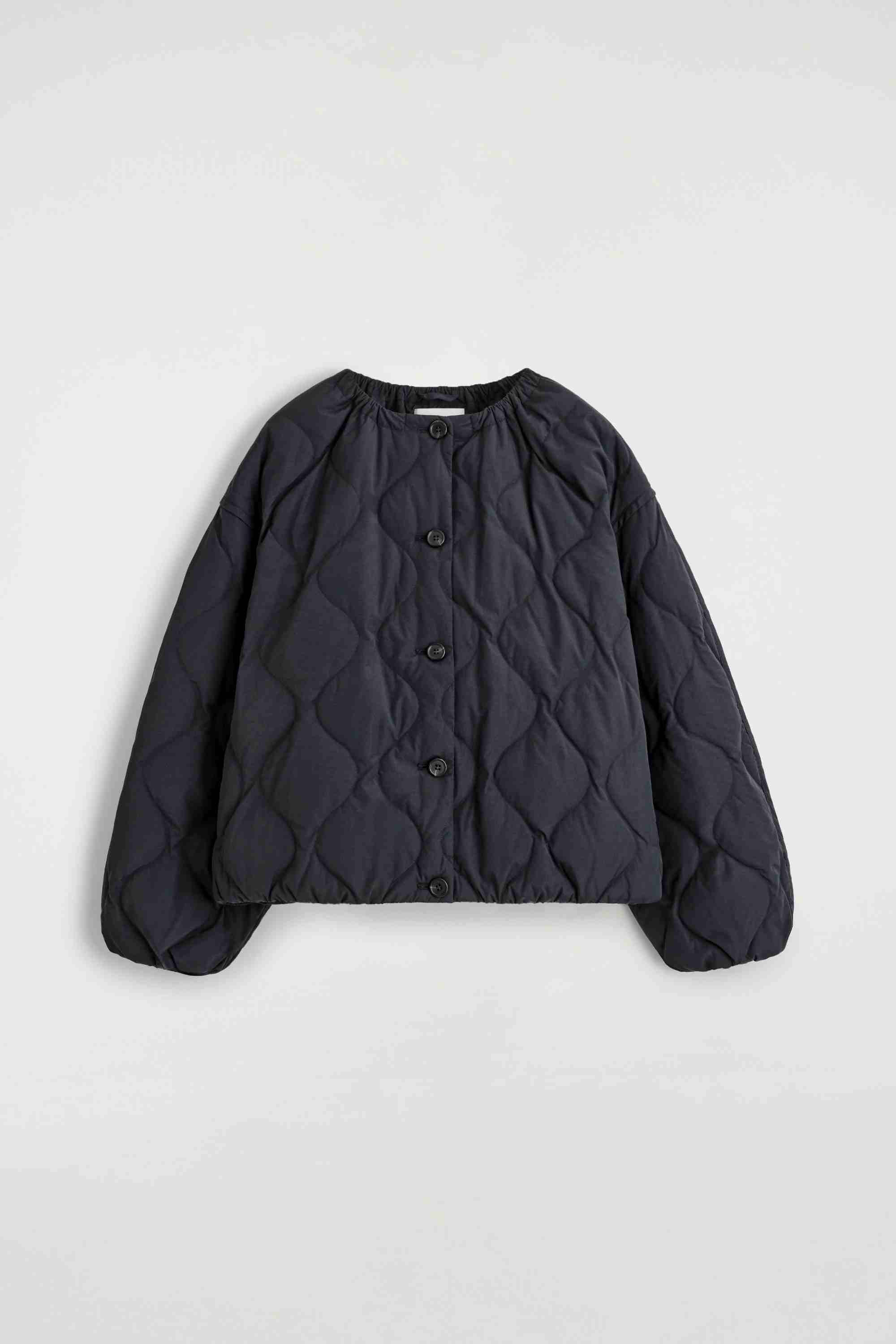GATHERED QUILTED DOWN JACKET - 6