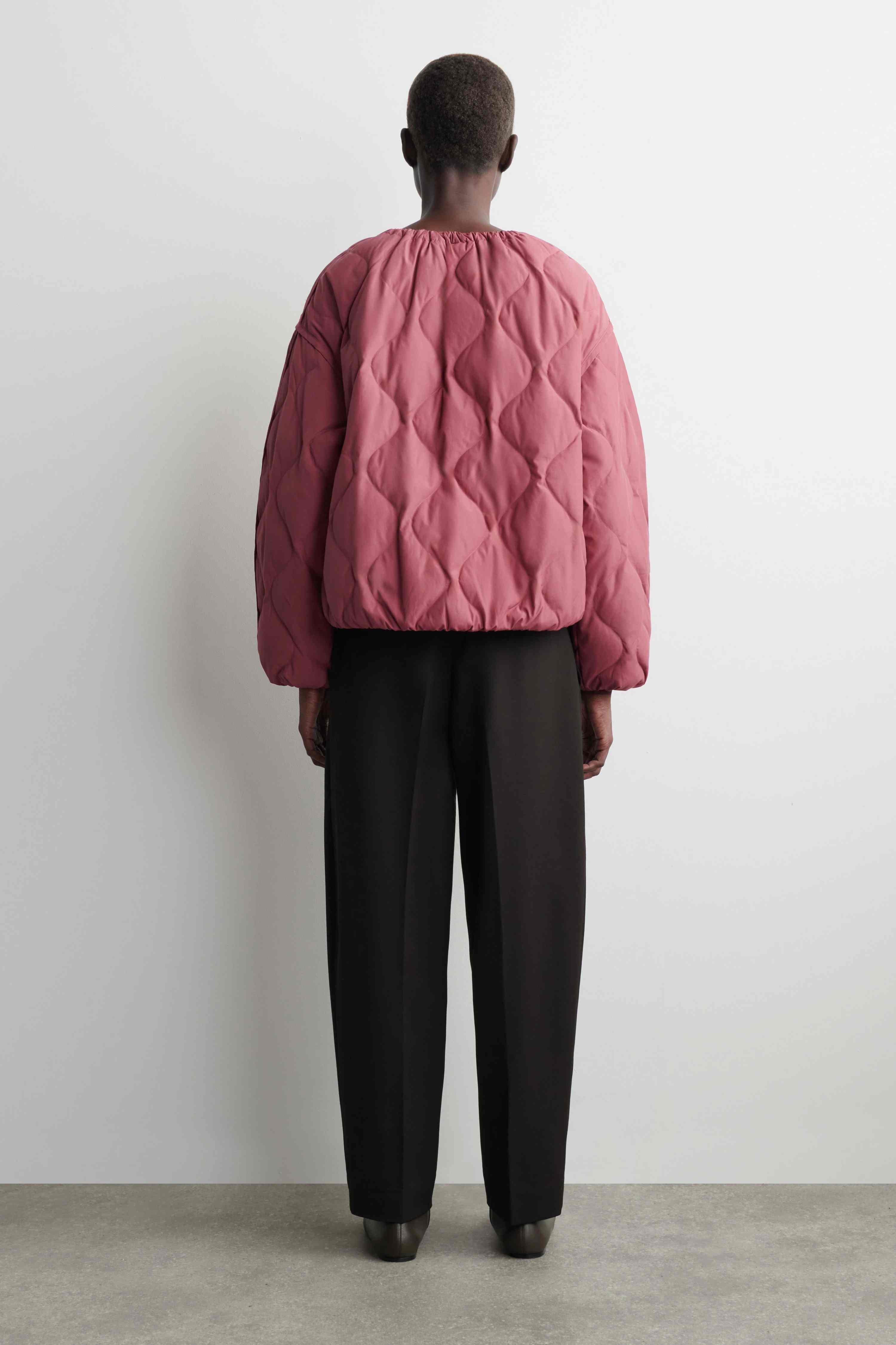 GATHERED QUILTED DOWN JACKET - 2
