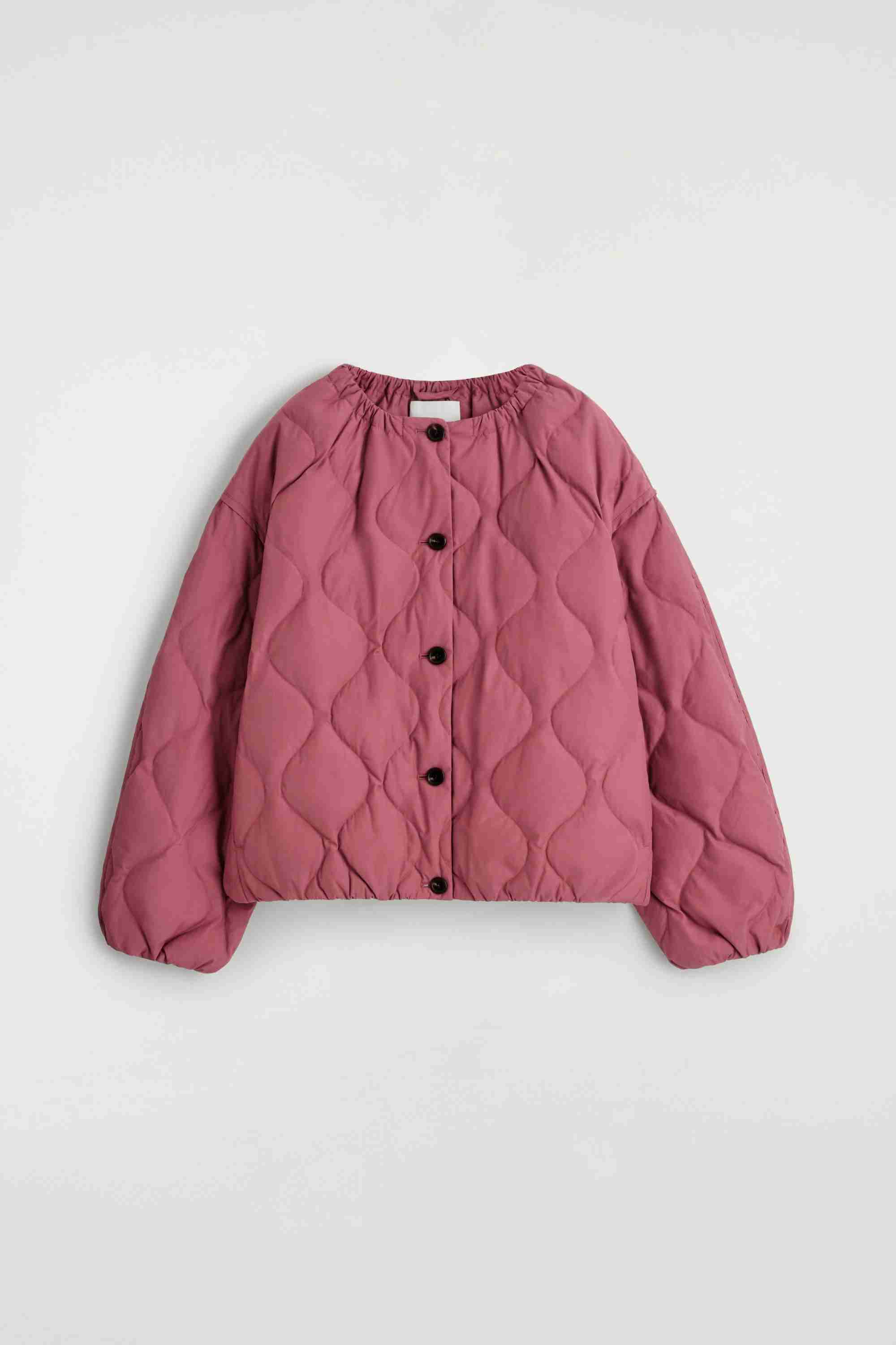 GATHERED QUILTED DOWN JACKET - 6
