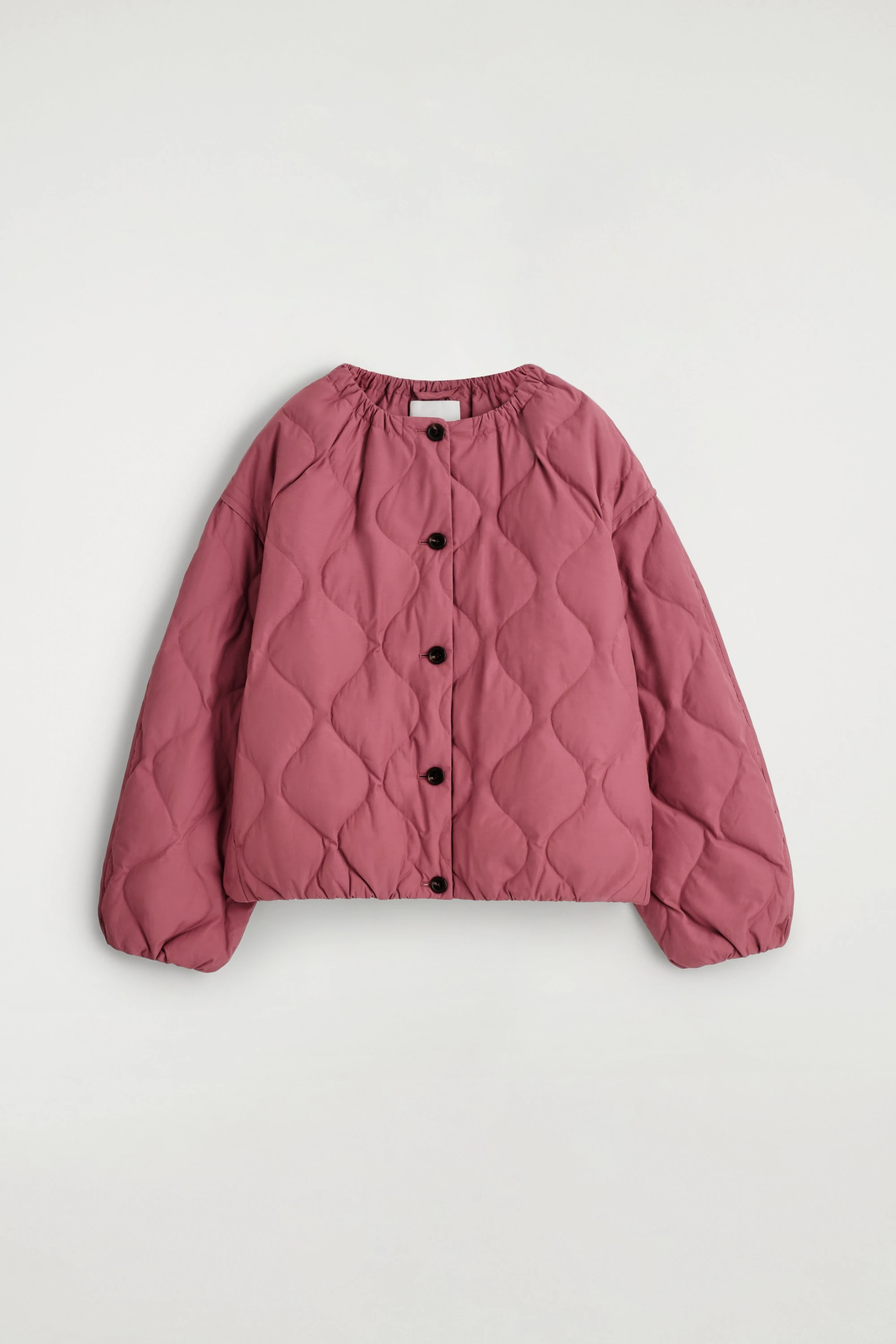 GATHERED QUILTED DOWN JACKET - 6
