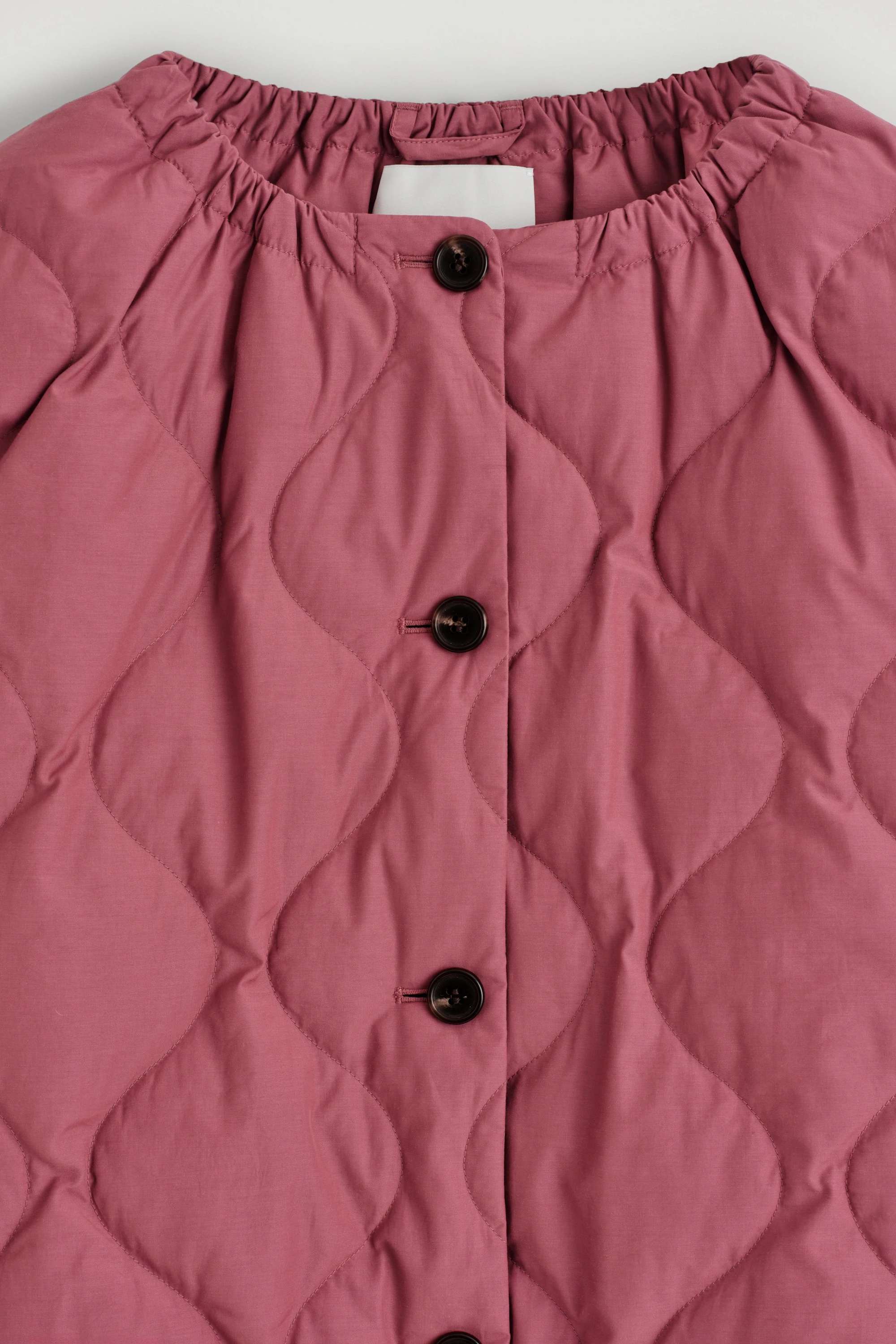 GATHERED QUILTED DOWN JACKET - 7