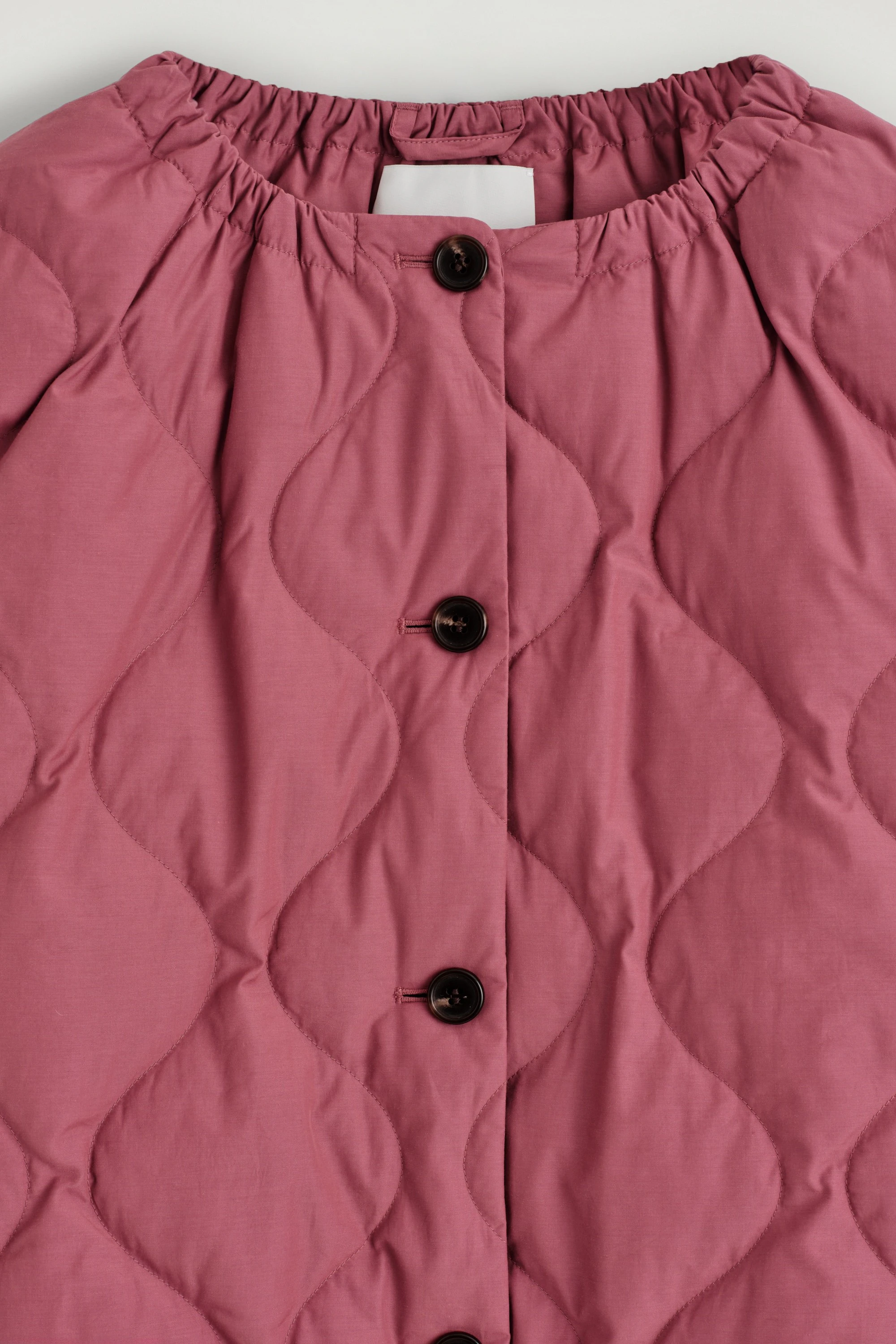 GATHERED QUILTED DOWN JACKET - 7
