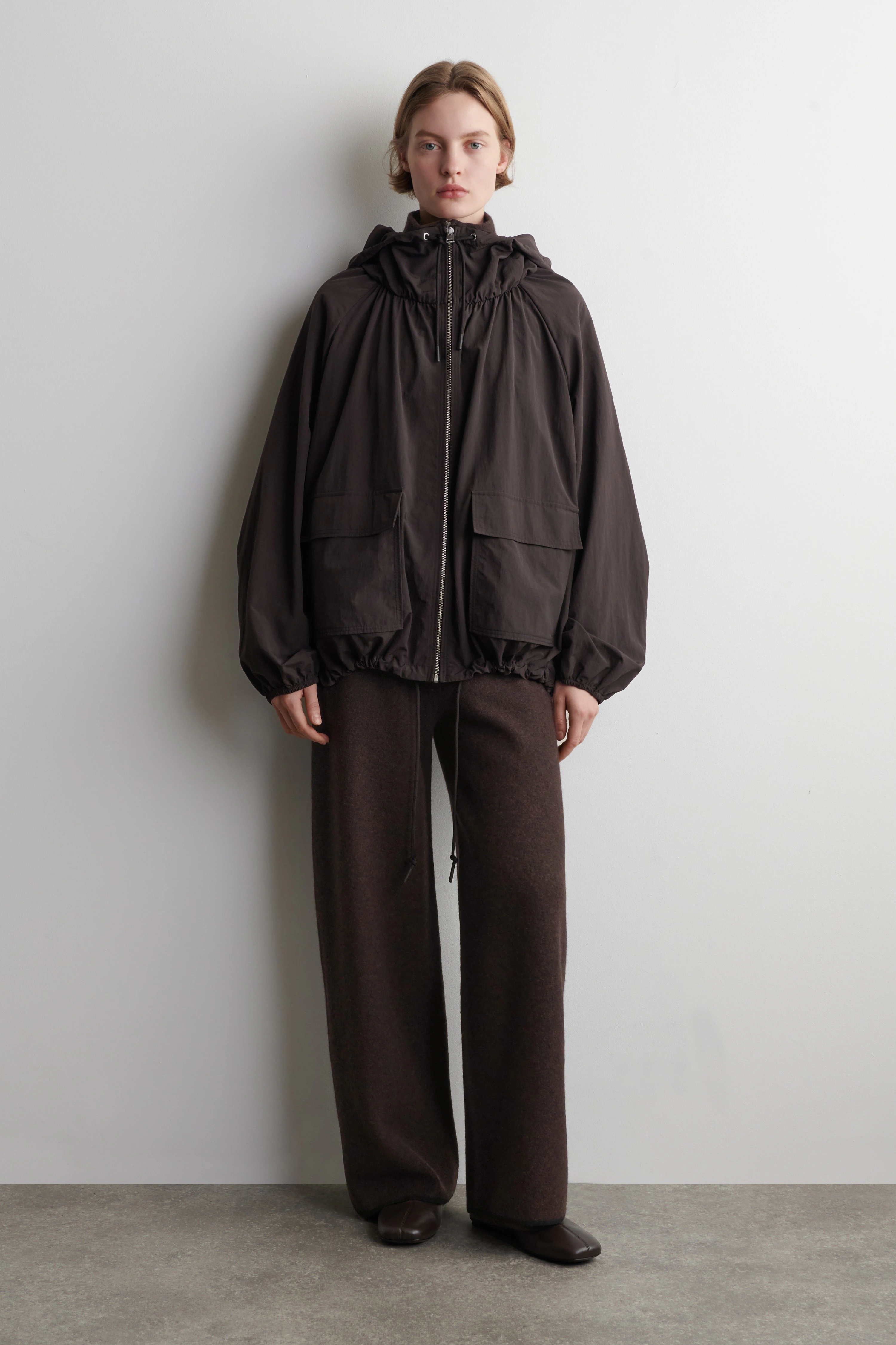 TECHNICAL HOODED PARKA JACKET - 1