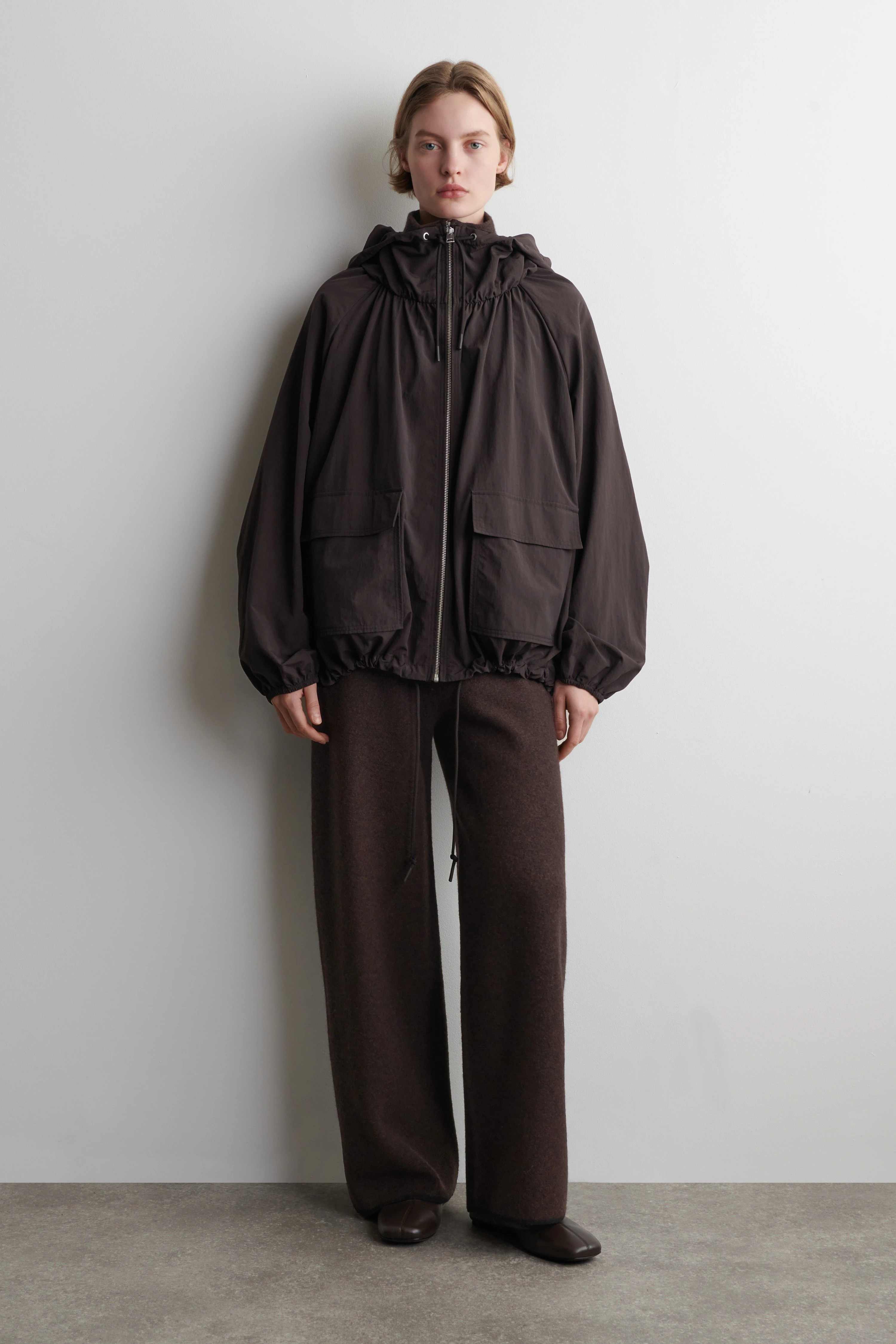 TECHNICAL HOODED PARKA JACKET - 1