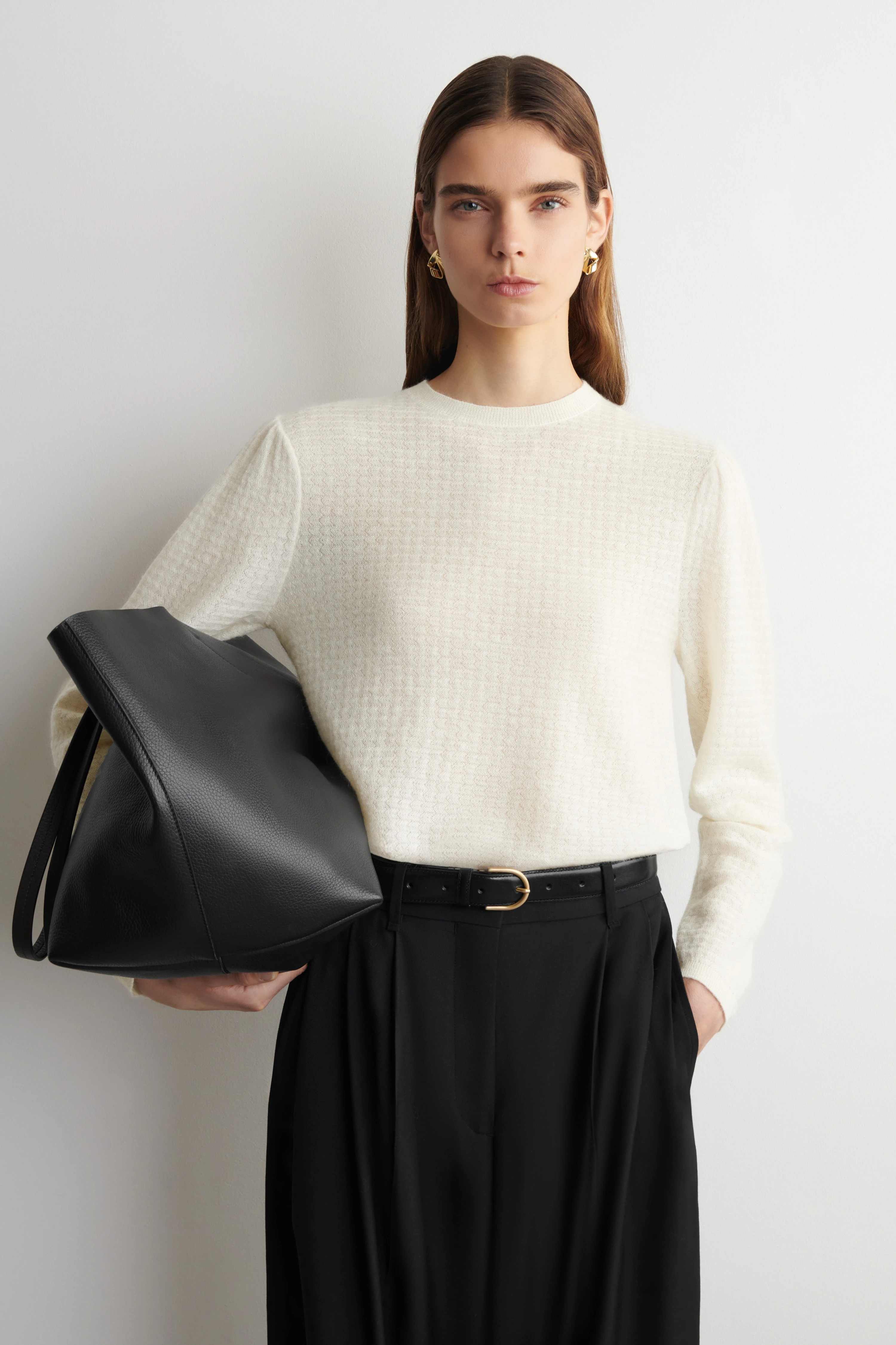 ZIGZAG-KNIT MOHAIR-BLEND JUMPER - 1