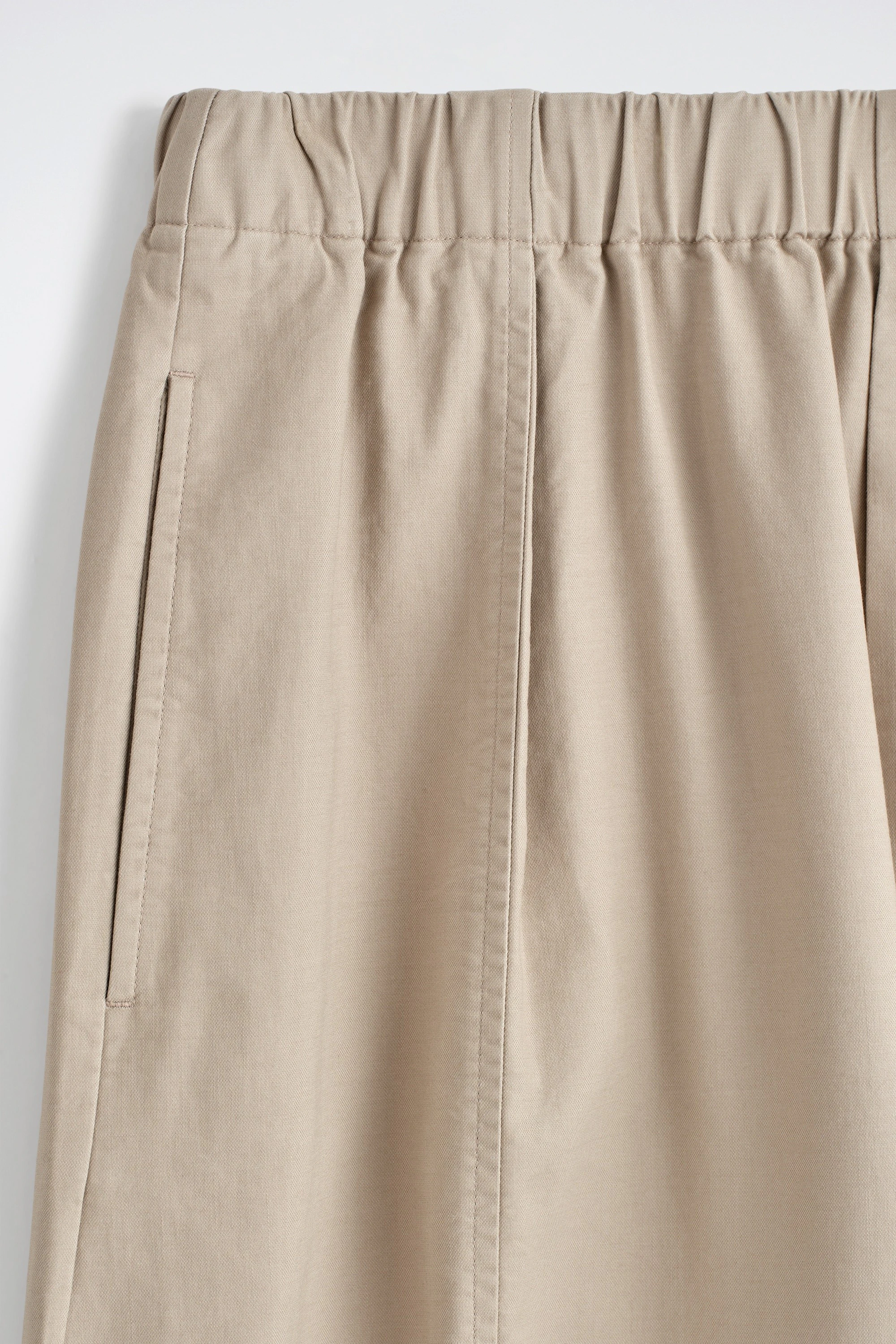 COTTON CROPPED RELAXED-FIT BARREL-LEG TROUSERS - 7