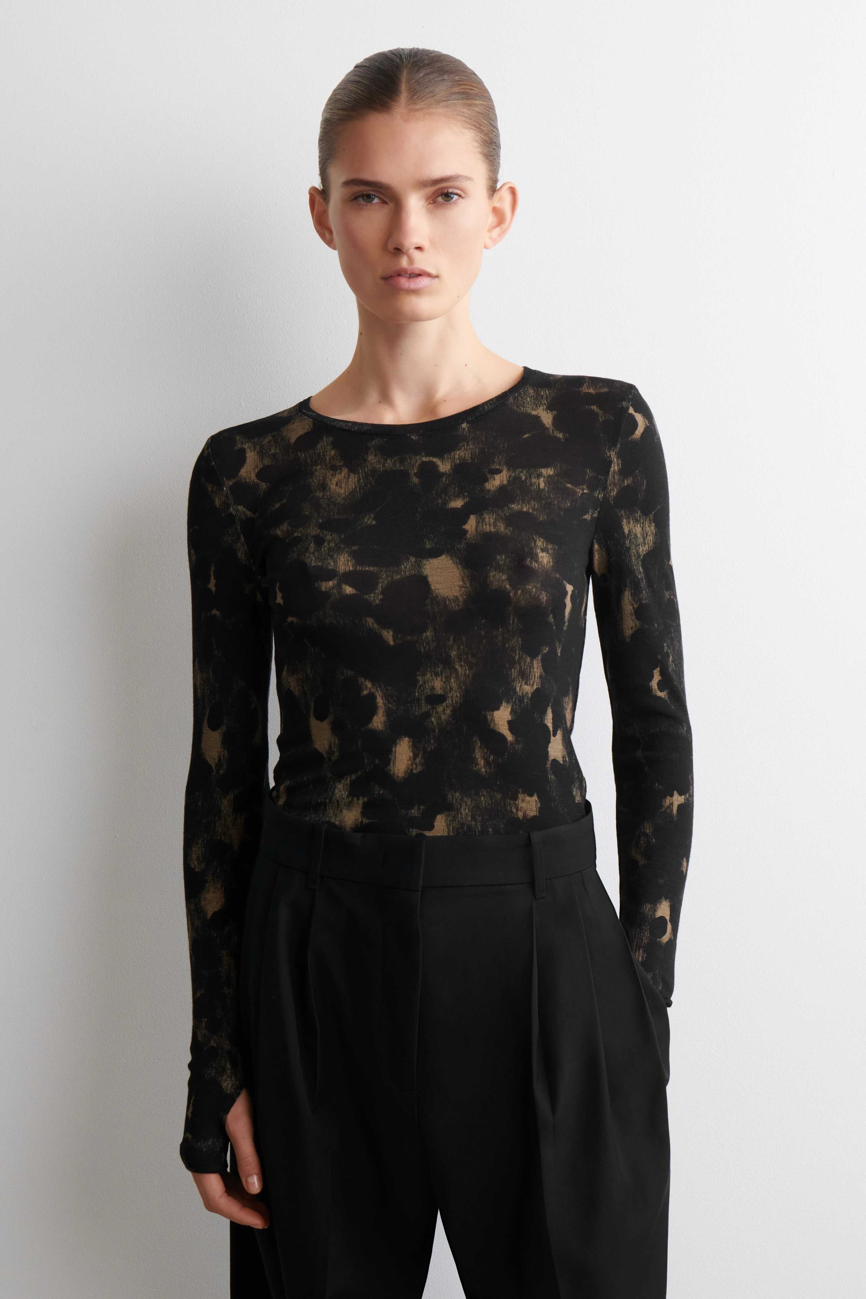 SLIM MERINO WOOL TOP - 1