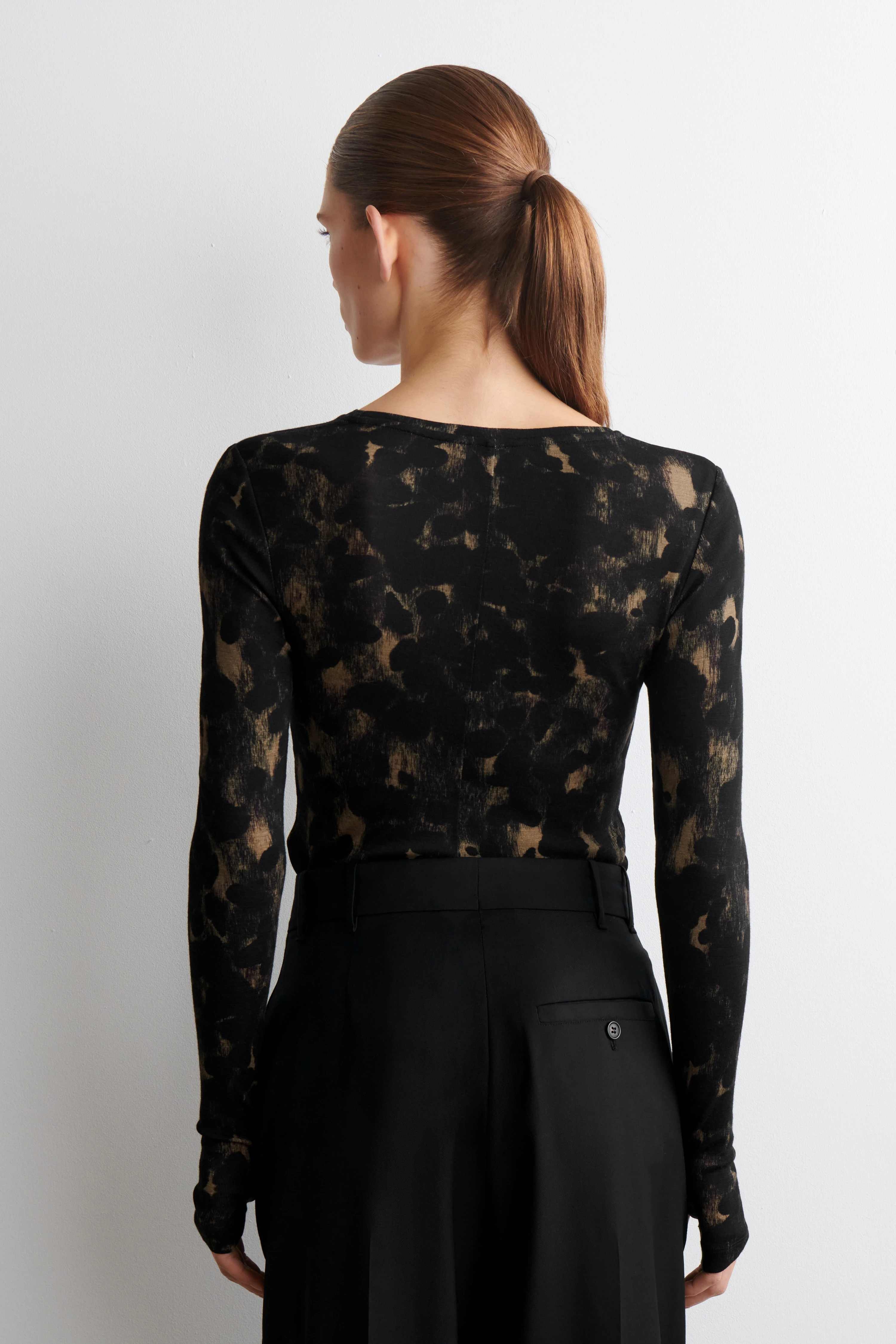 SLIM MERINO WOOL TOP - 2
