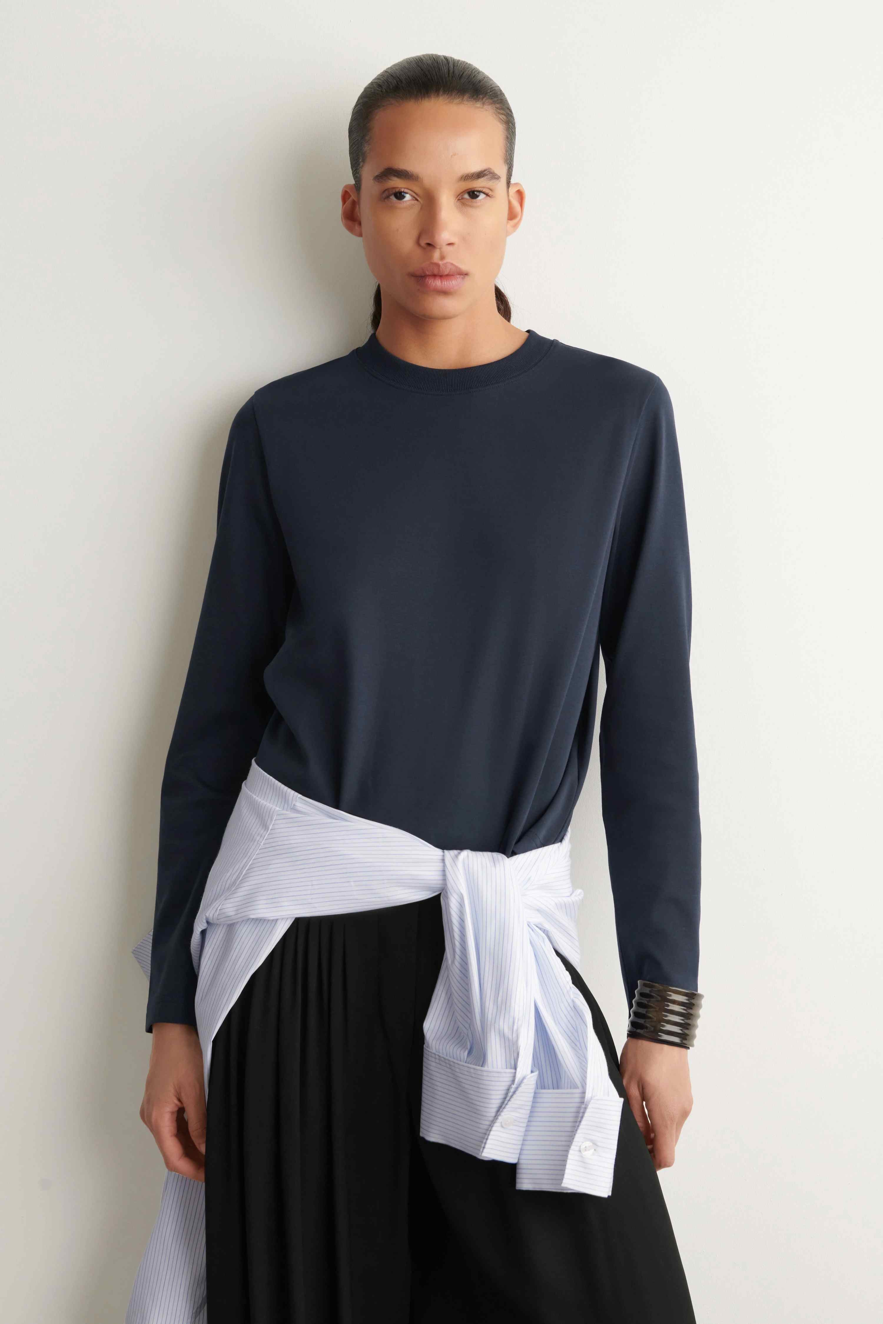 CLEAN CUT LONG-SLEEVED T-SHIRT - 1
