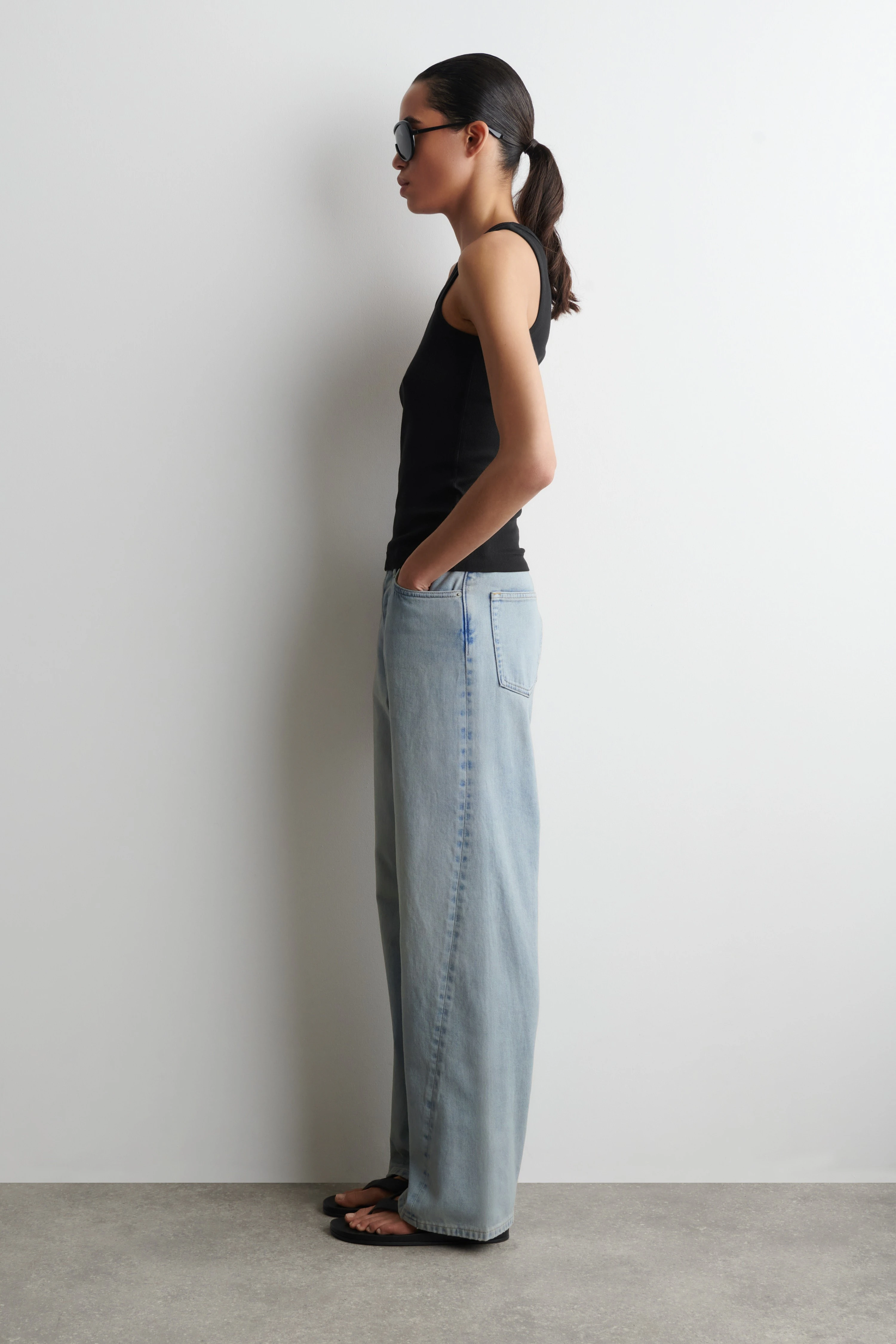 RIBBED COTTON TANK TOP - 4
