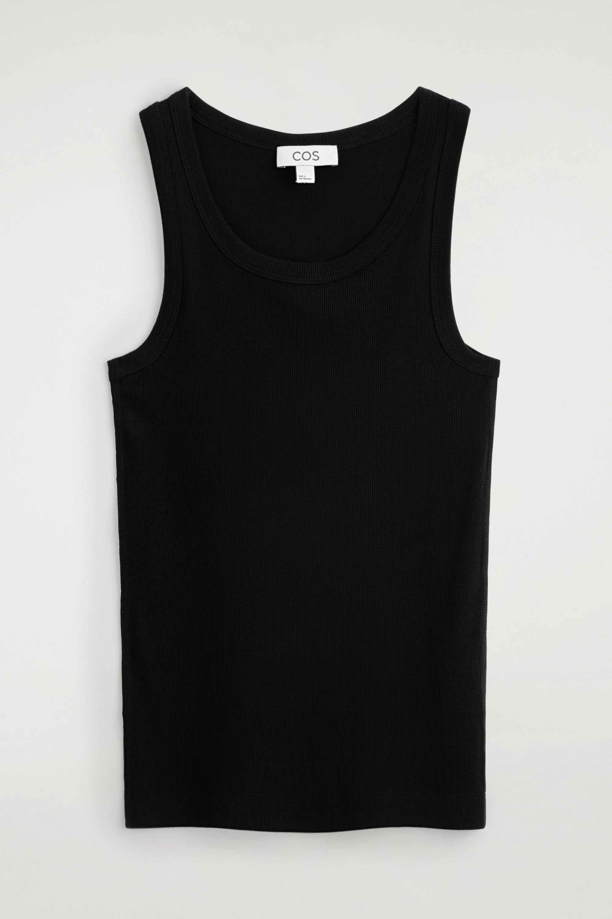 RIBBED COTTON TANK TOP - 6