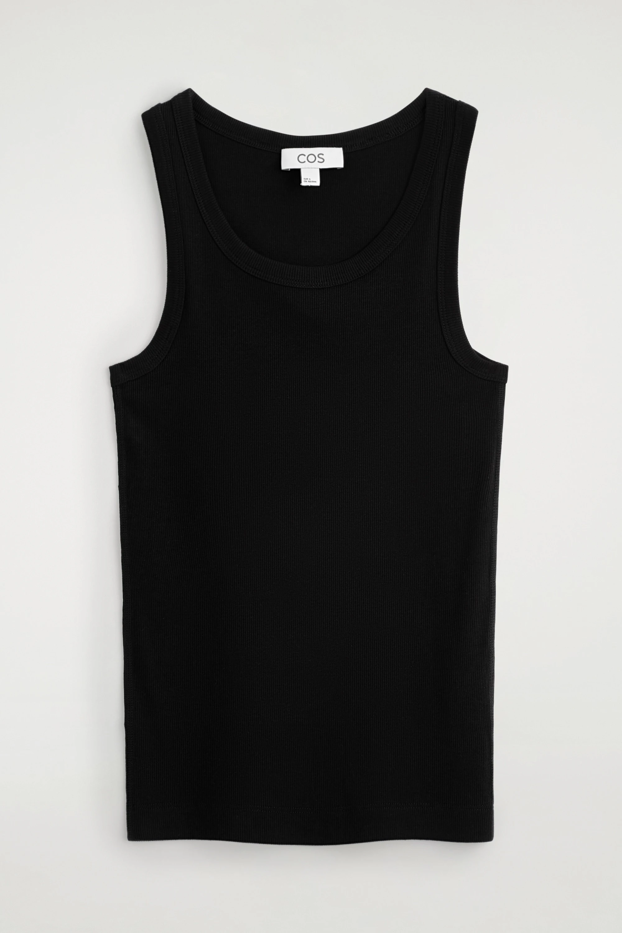 RIBBED COTTON TANK TOP - 6