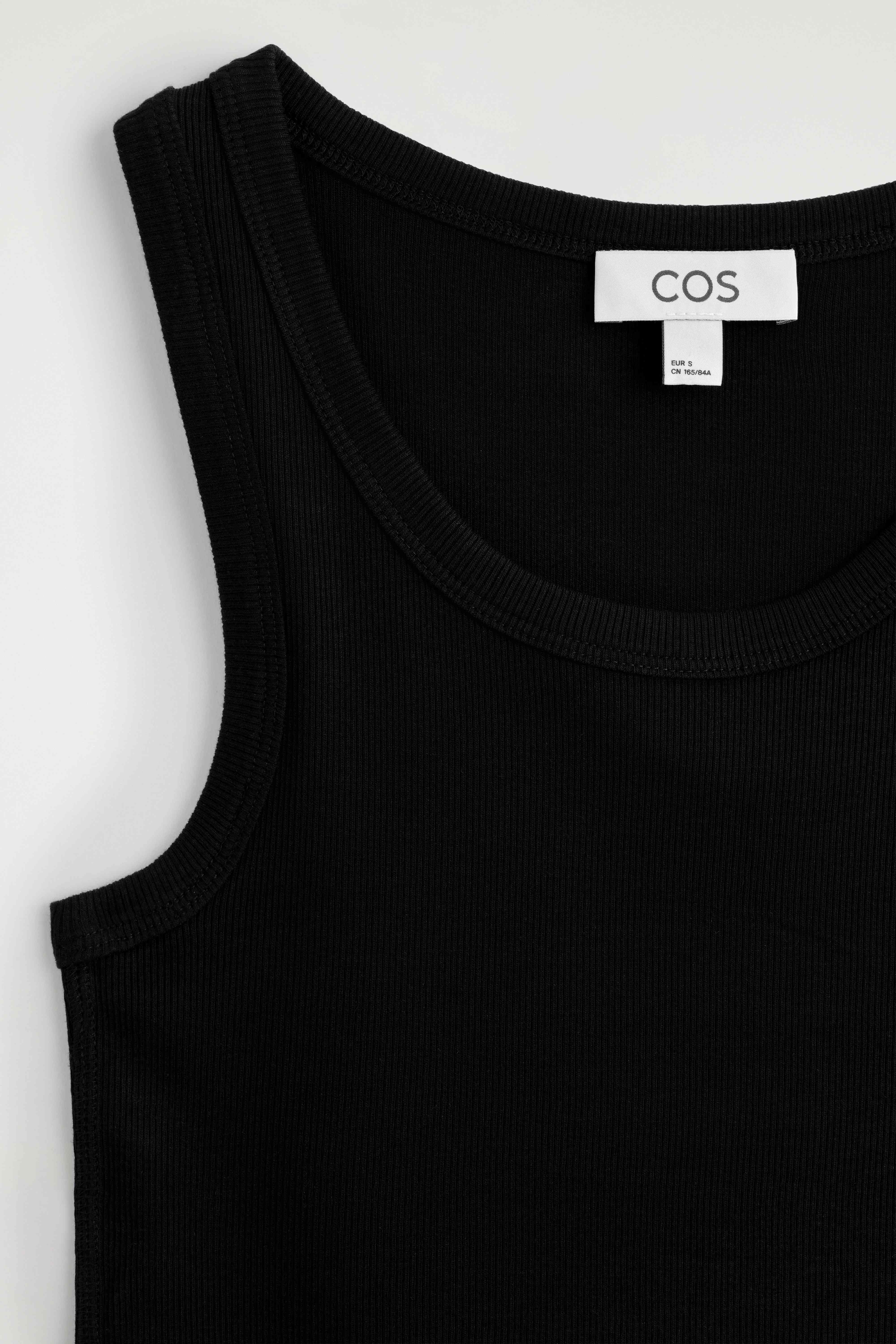 RIBBED COTTON TANK TOP - 7