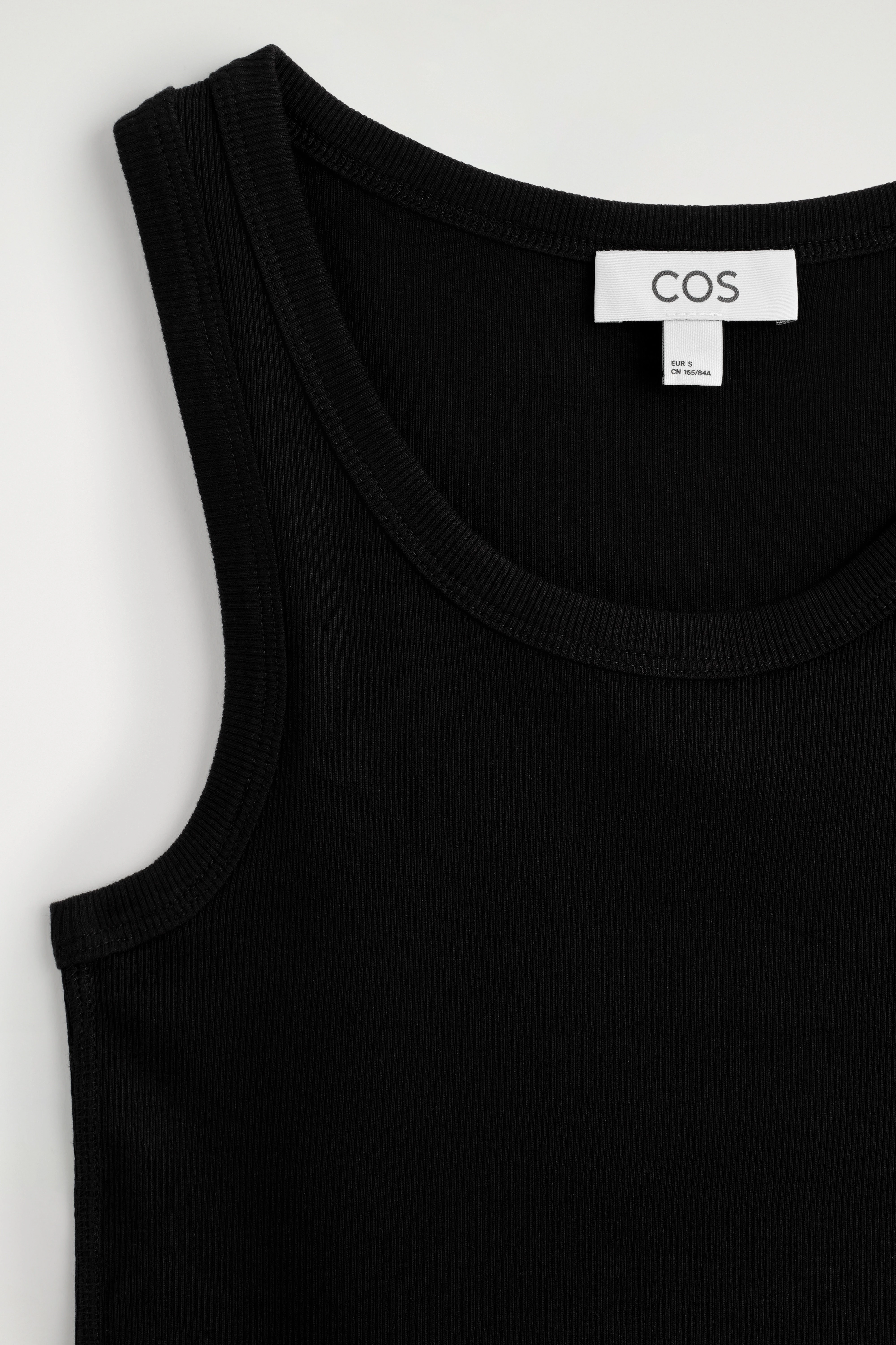 RIBBED COTTON TANK TOP - 7