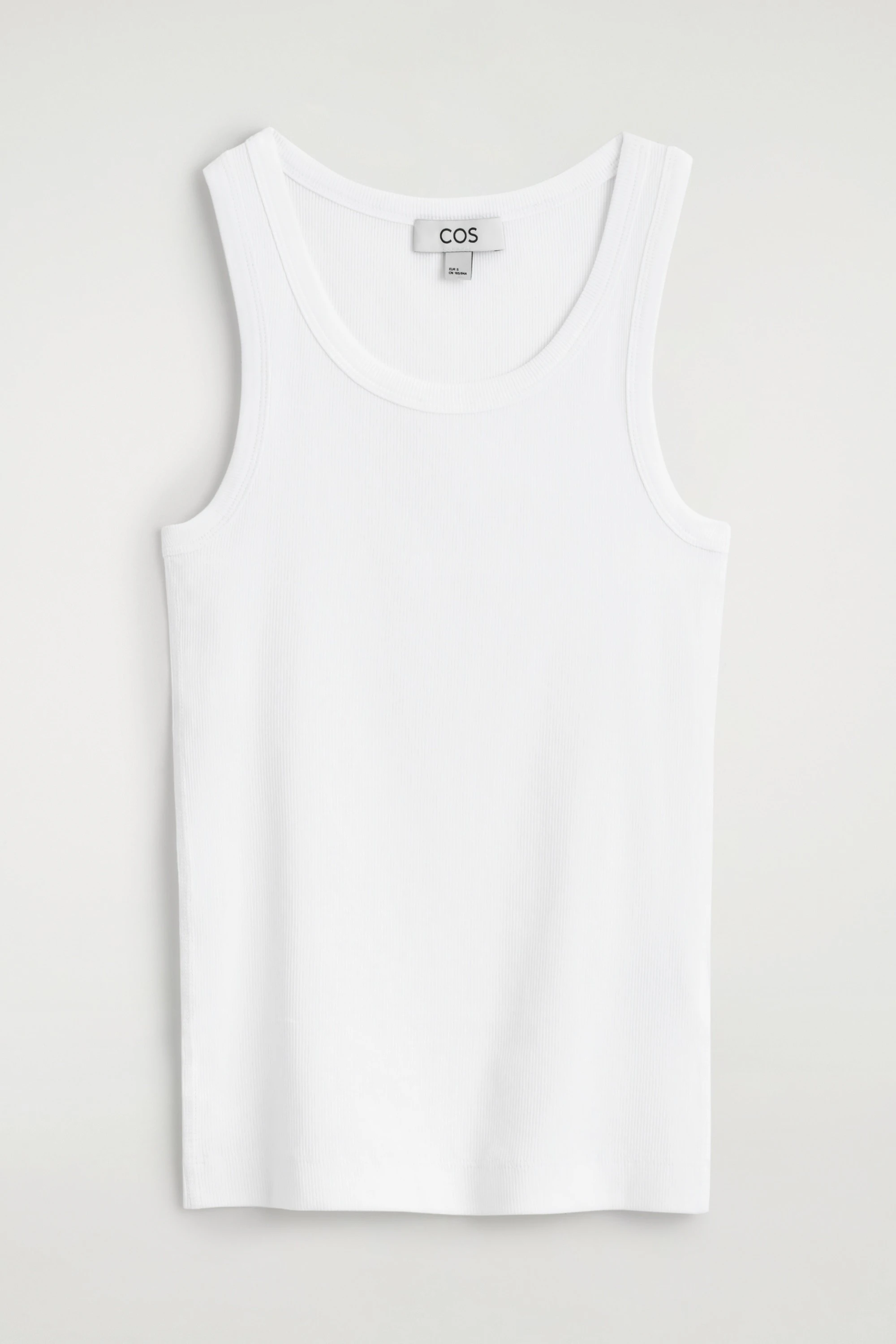 RIBBED COTTON TANK TOP - 5