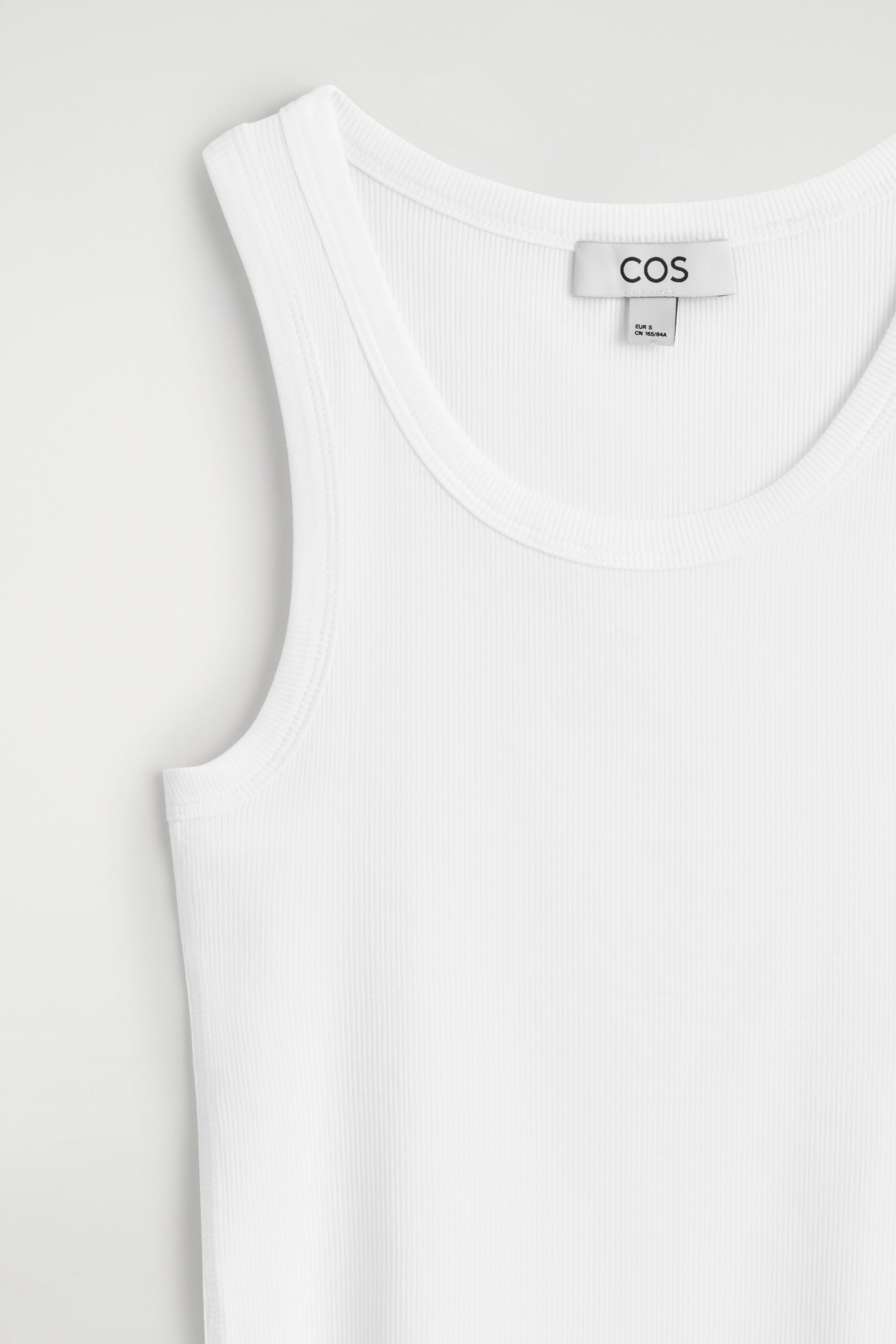RIBBED COTTON TANK TOP - 6