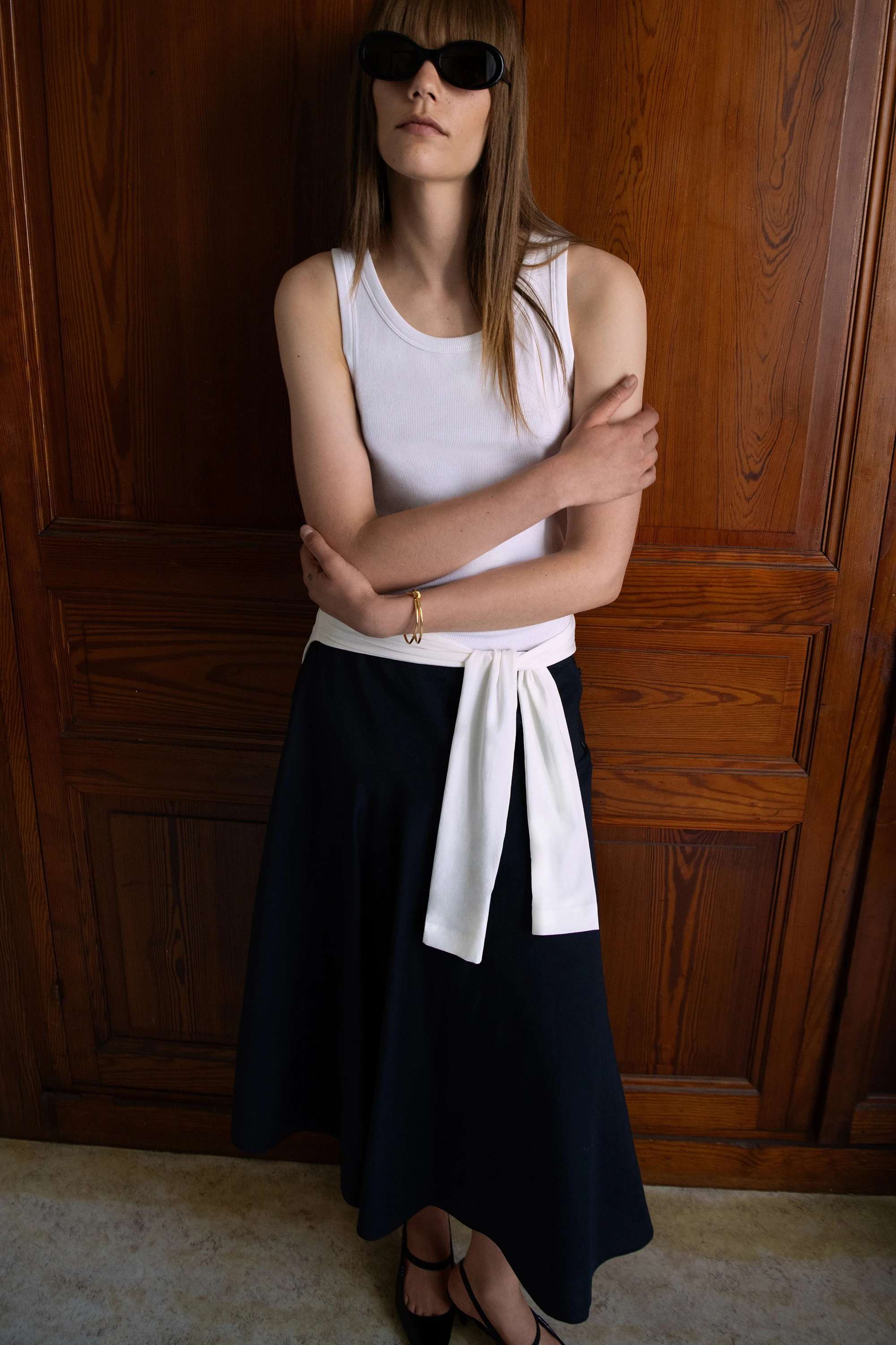 RIBBED COTTON TANK TOP - 7